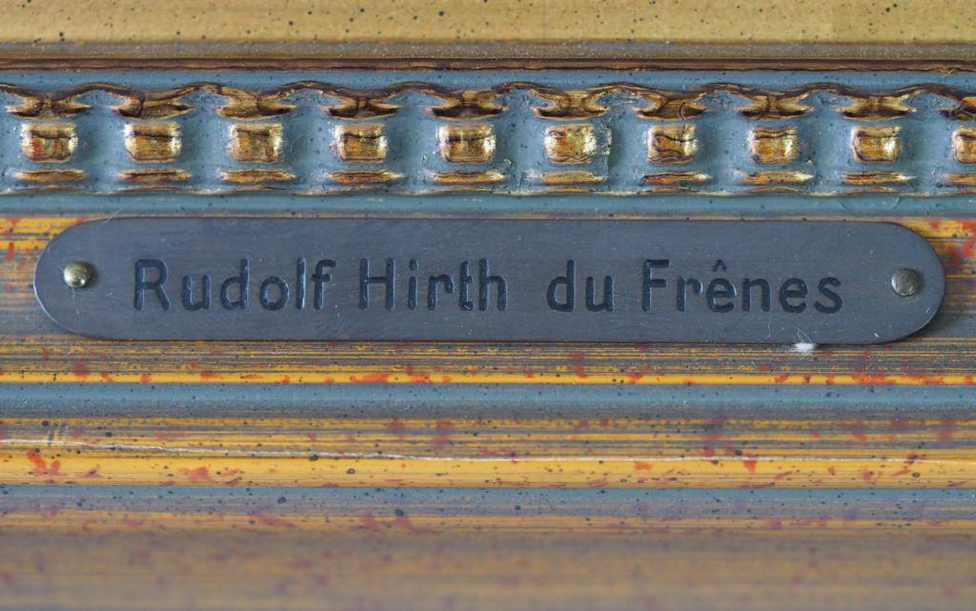 Rudolph HIRTH du Frenes. "Junger Knabe mit Pudel". - Bild 6 aus 7