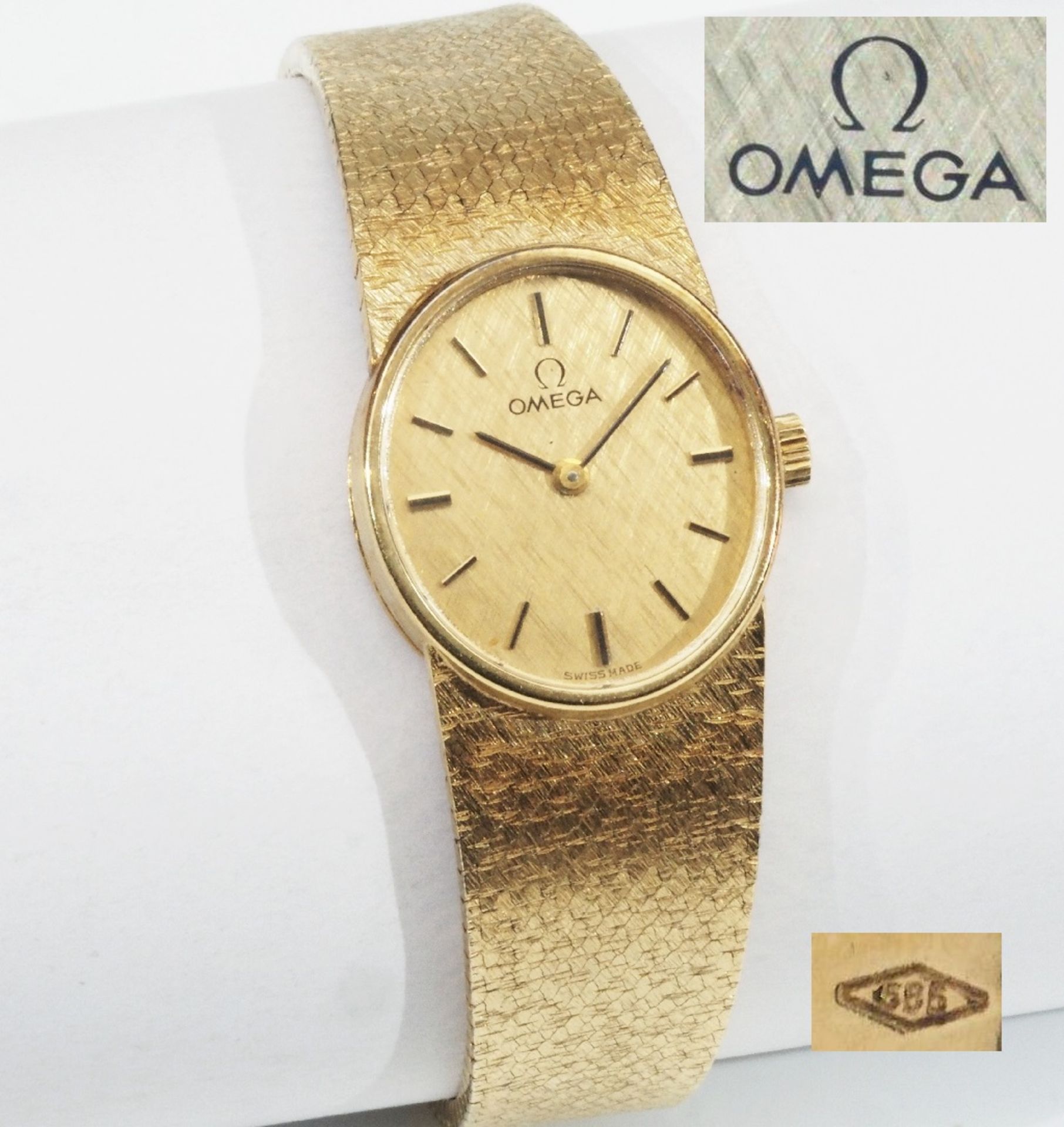 Vintage OMEGA Damenarmbanduhr.