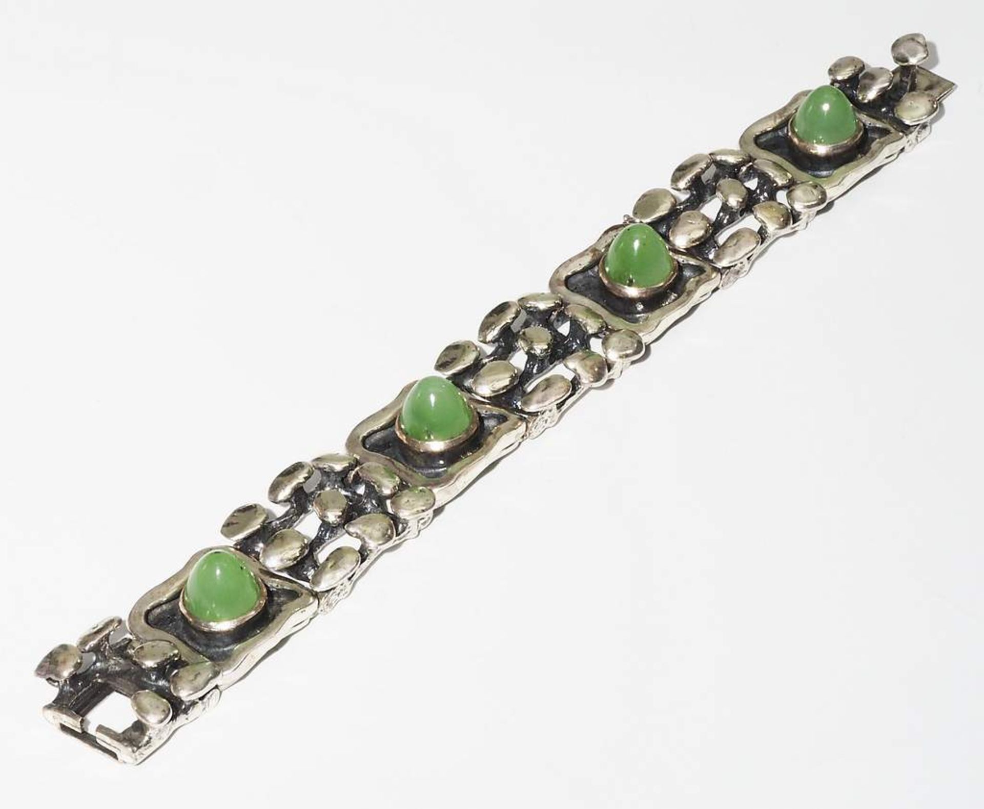 Dekoratives Vintage-Armband, 925er Sterlingsilber. - Bild 4 aus 9
