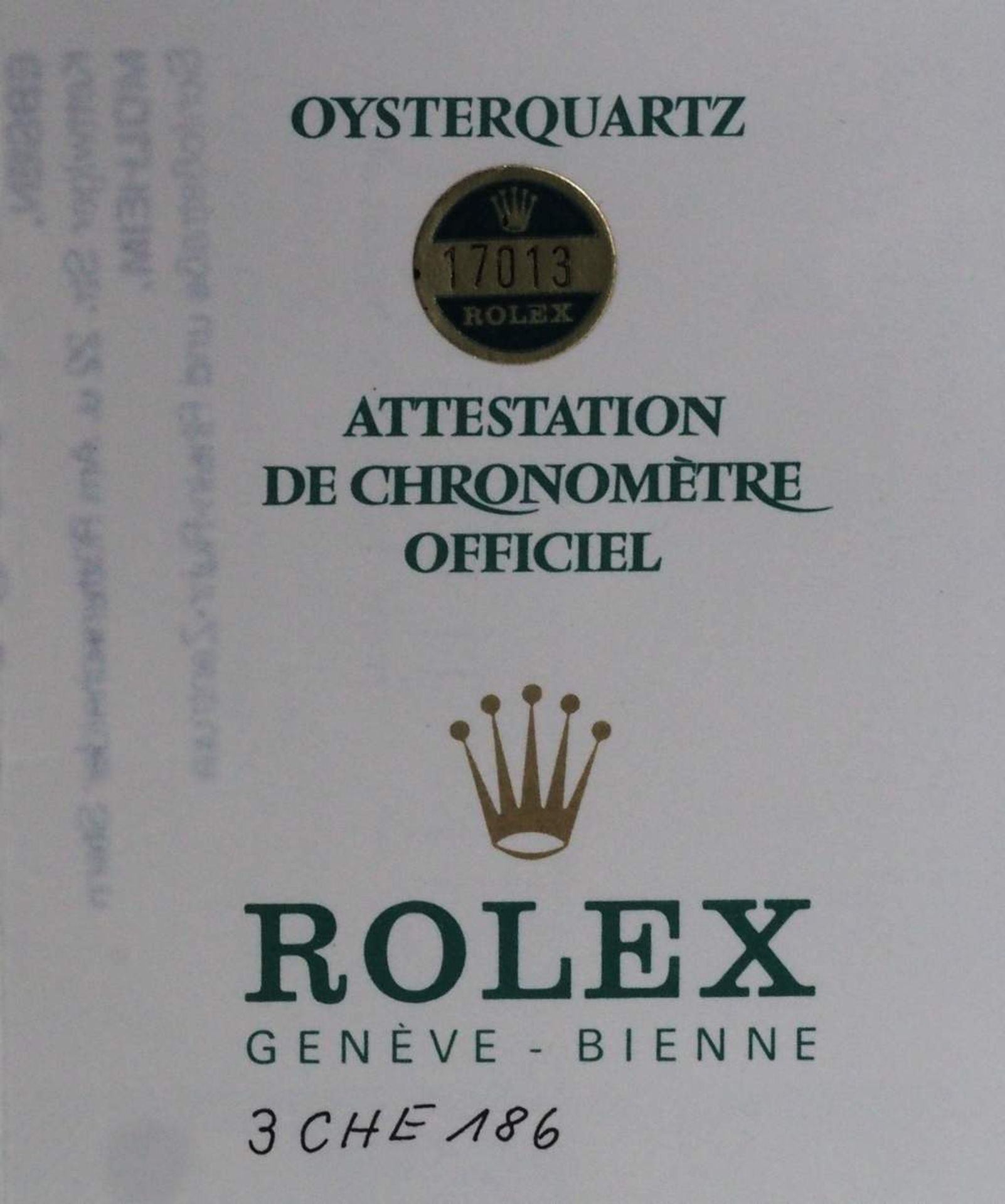 ROLEX Datejust Oysterquarz. - Bild 9 aus 12