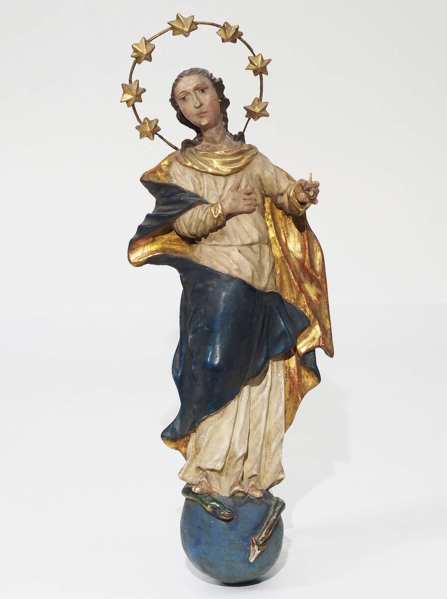 Maria Immaculata, wohl 19. Jahrhundert. - Bild 2 aus 6