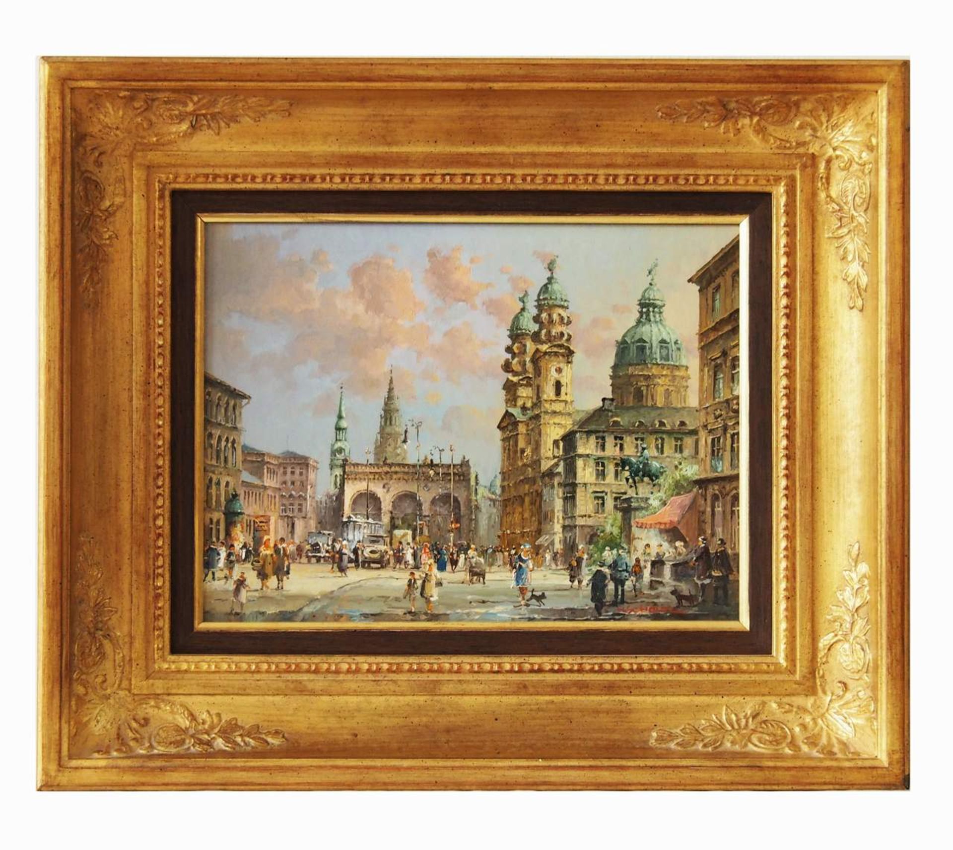 SCHOLTZ, Heinz, geb. 1925 Berlin. "Münchner Odeonsplatz". - Bild 3 aus 9