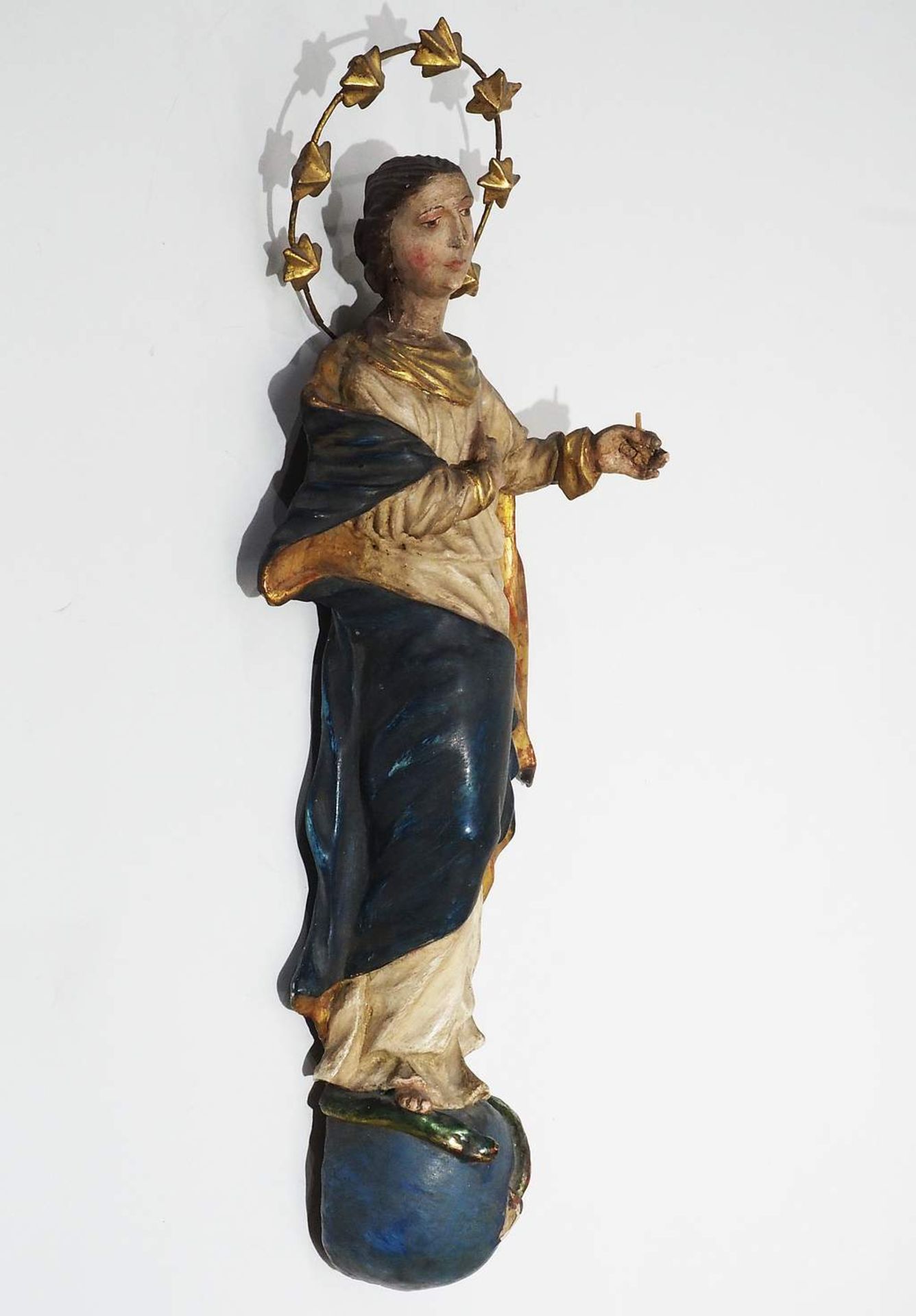 Maria Immaculata, wohl 19. Jahrhundert. - Bild 4 aus 6