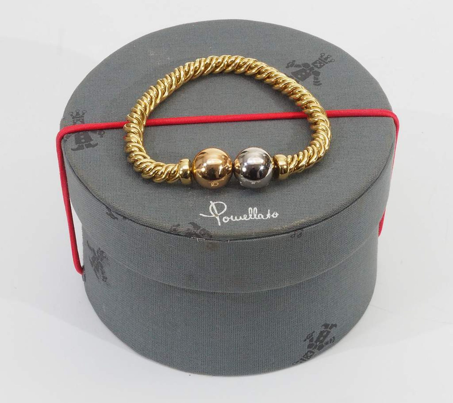 Armband "POMELLATO" in Originalbox. 750er Gelb-Rot-Weißgold. - Bild 5 aus 6