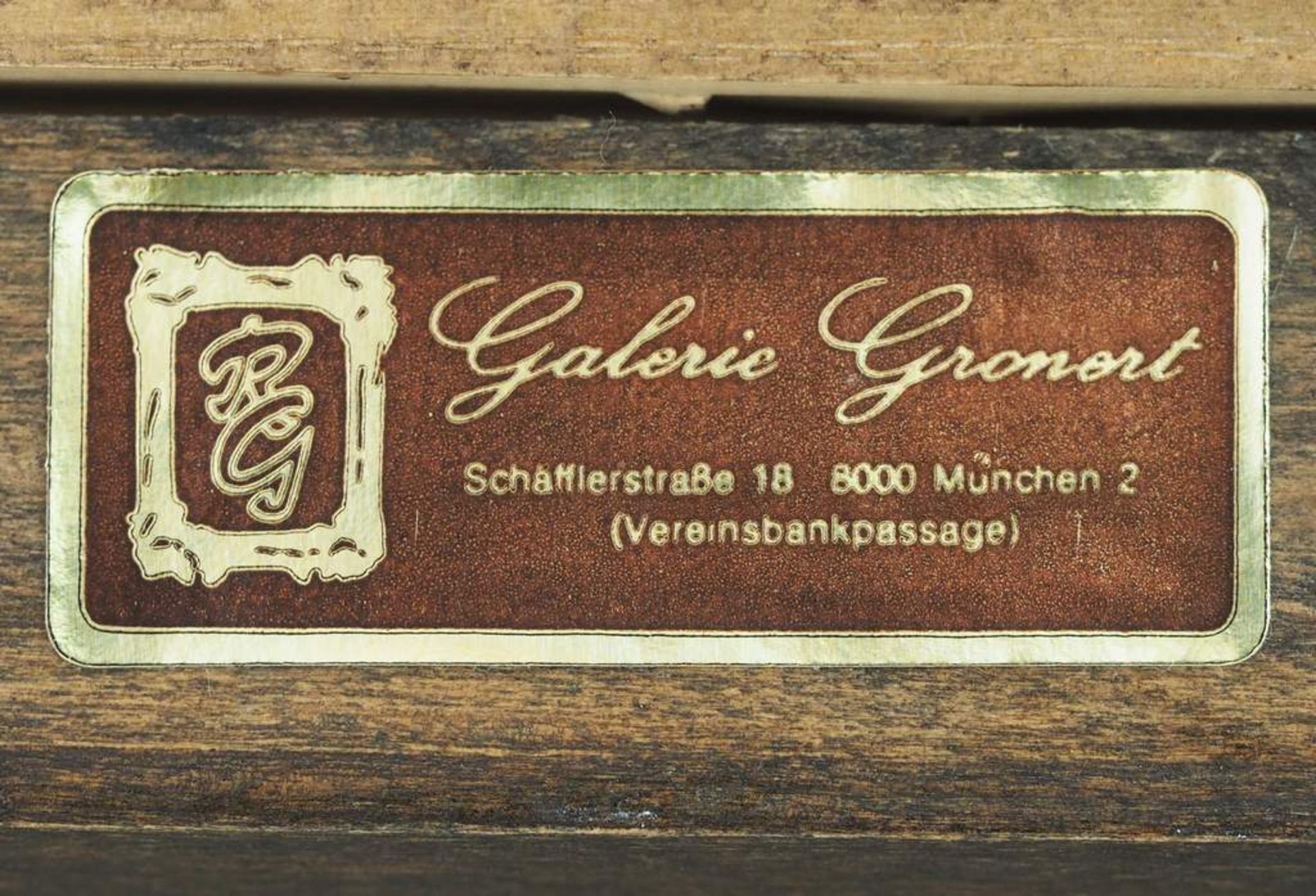 OSTERLEHNER, Erwin, geboren 1931 Schrobenhausen. Gänse ('Gänsemarsch) durch Blumenwiese - Bild 5 aus 6