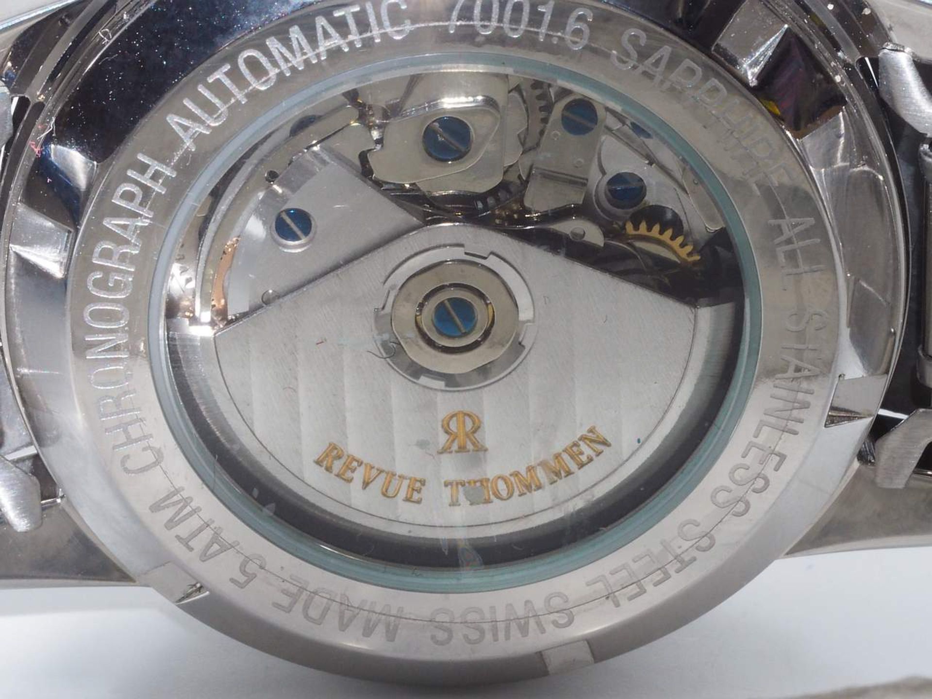 Herrenuhr "Revue Thommen", Airspeed XXL, Automatik. - Bild 7 aus 12