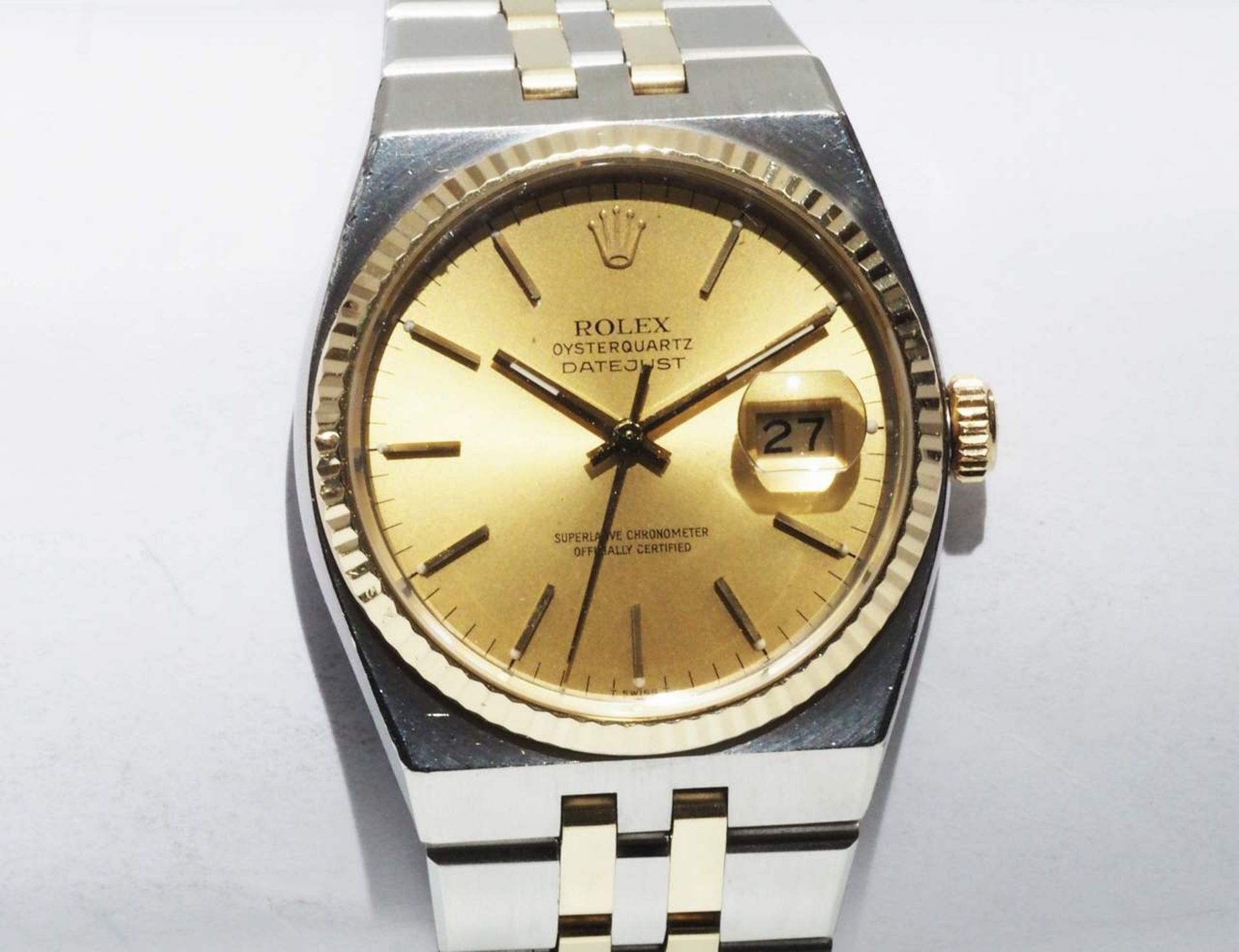 ROLEX Datejust Oysterquarz. - Image 3 of 12