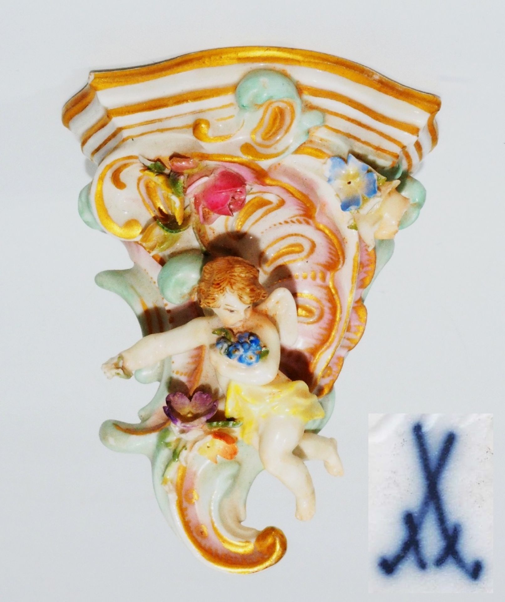 Miniaturkonsole, MEISSEN zum 1860/70, 1. Wahl.