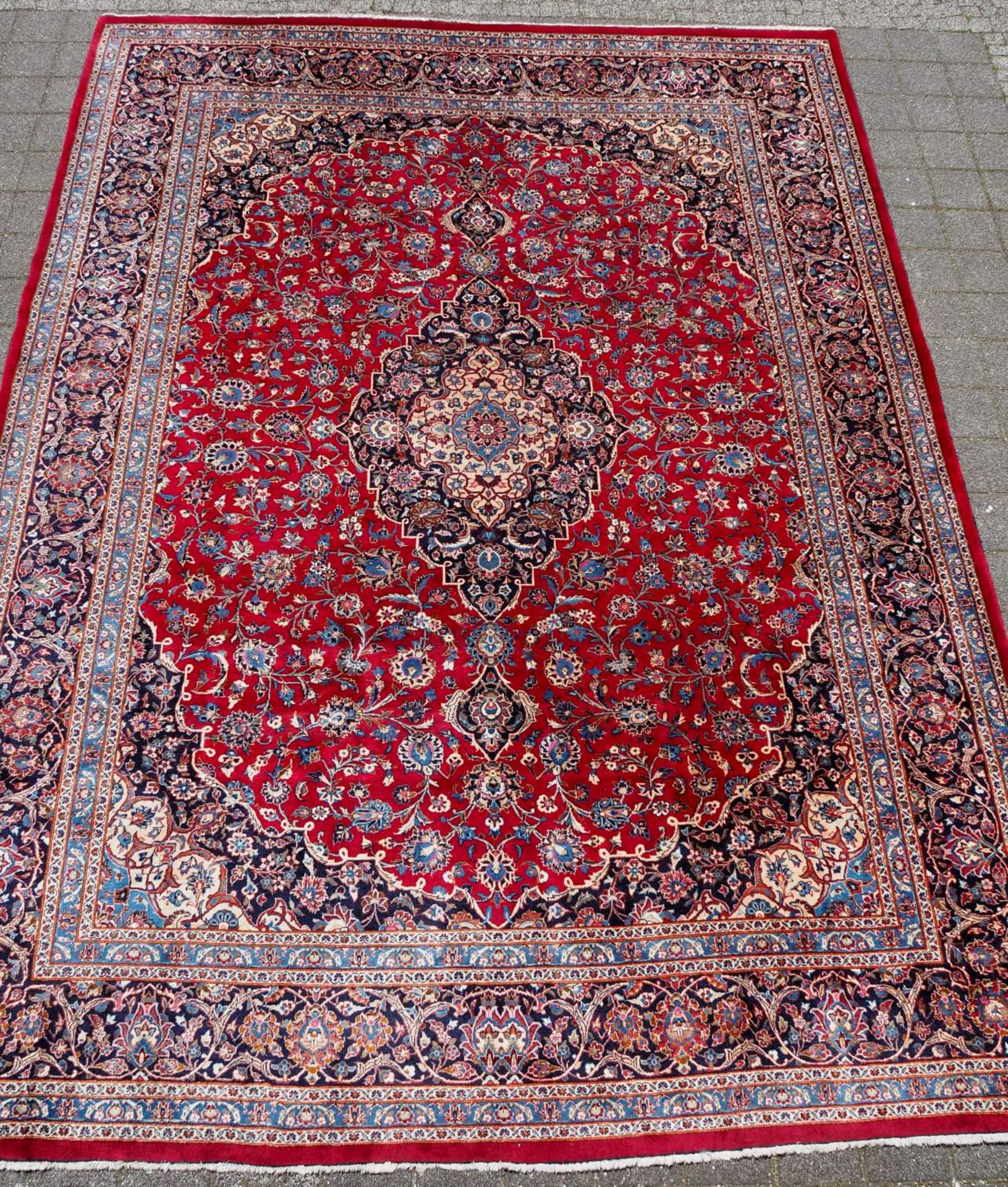 Großer Orientteppich "Kaschmar", Iran. - Bild 2 aus 7
