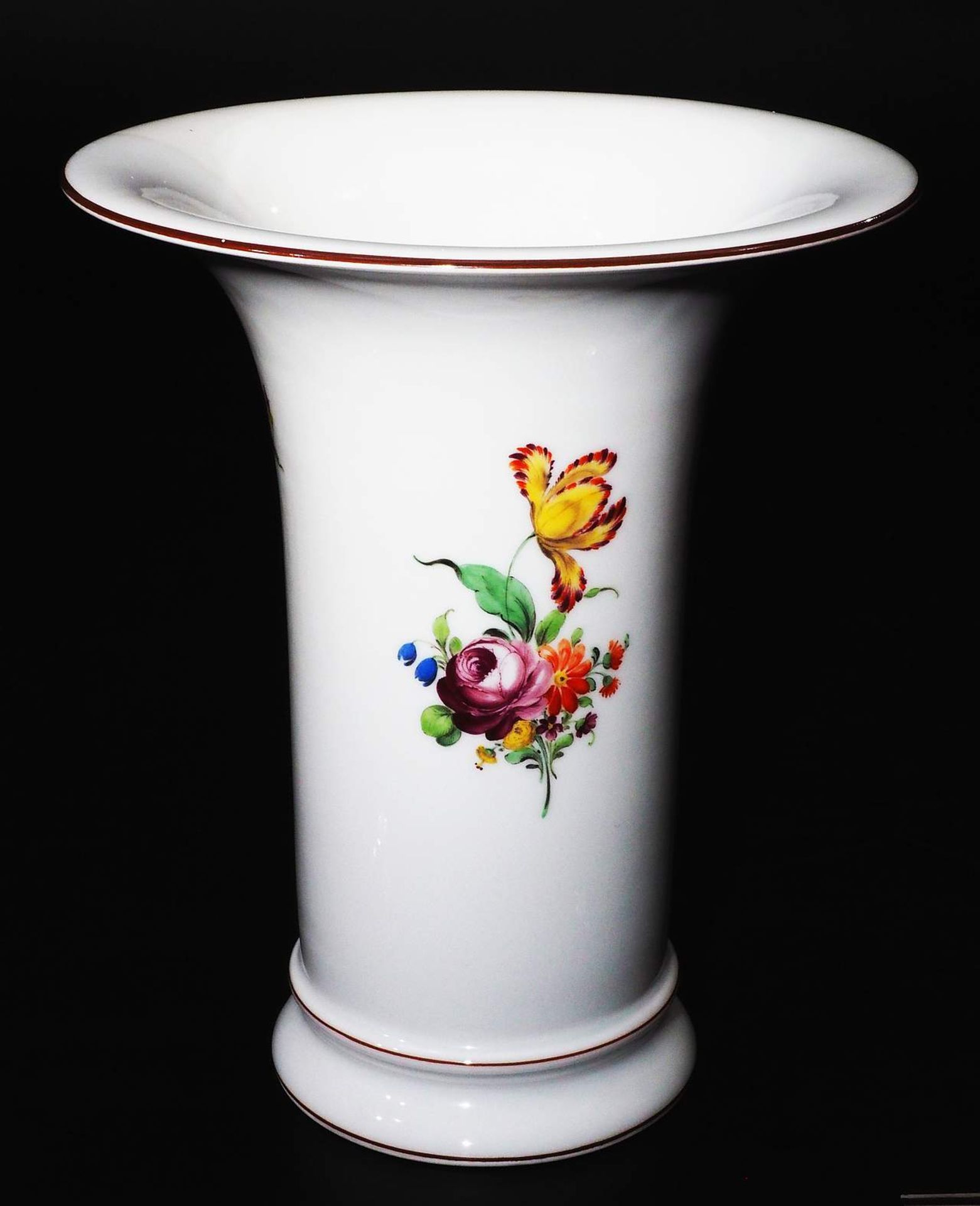 Große Vase NYMPHENBURG, Anfang 20. Jahrhundert. - Bild 2 aus 6