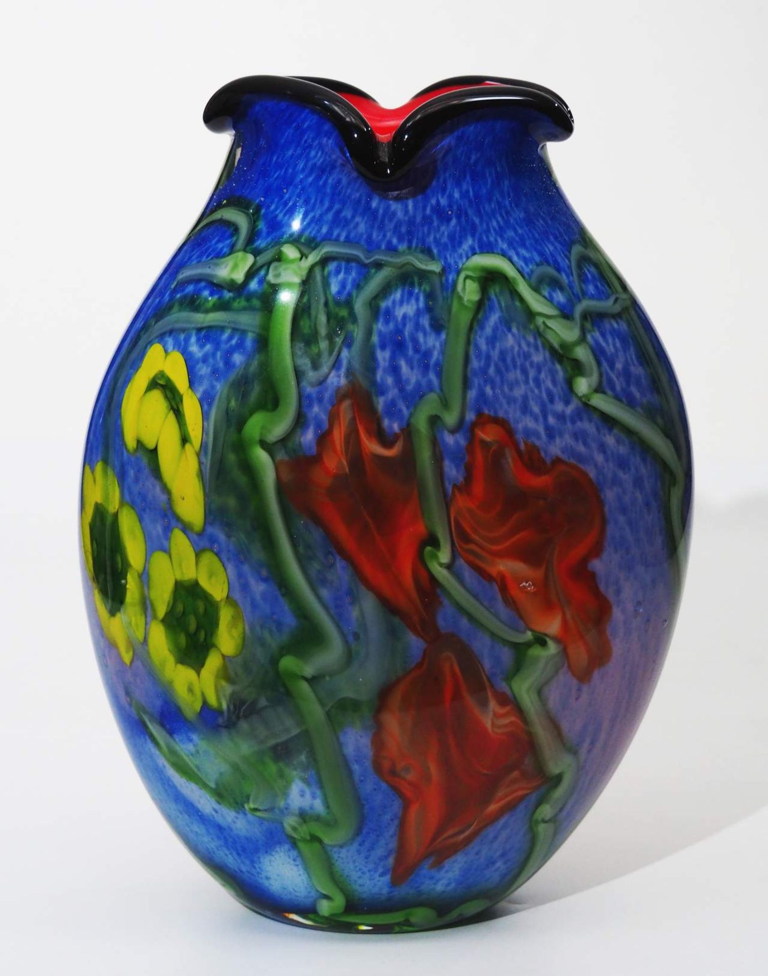 Zierobjekt, Vase , vermutlich aus einer Muraneser Produktion. - Bild 2 aus 6
