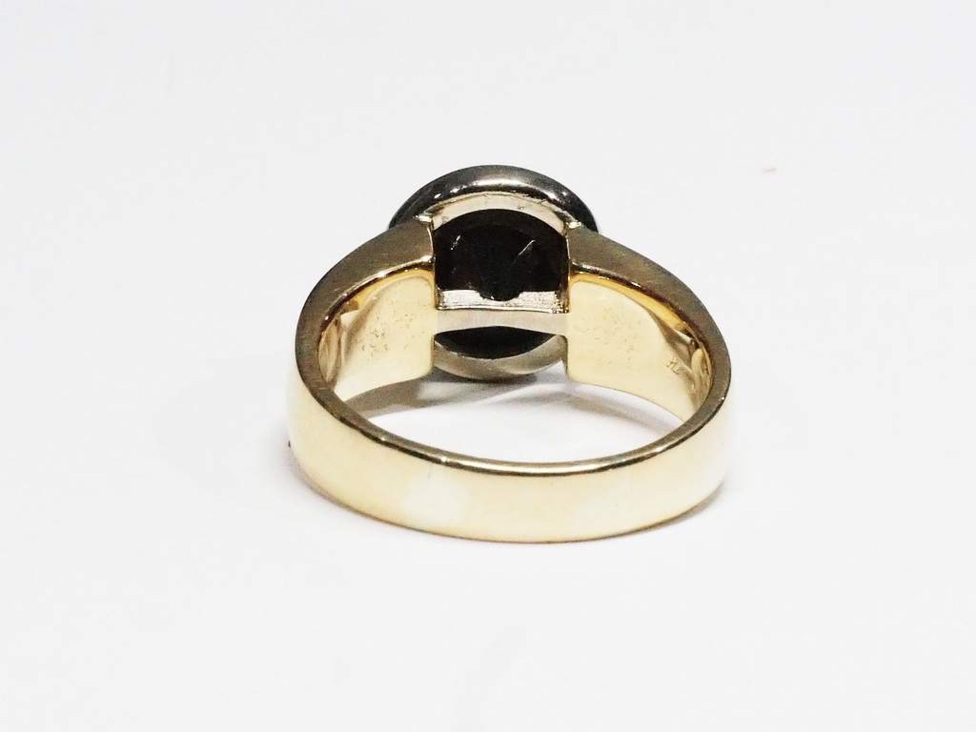 Ring mit Brillant (schwarz). - Image 5 of 7