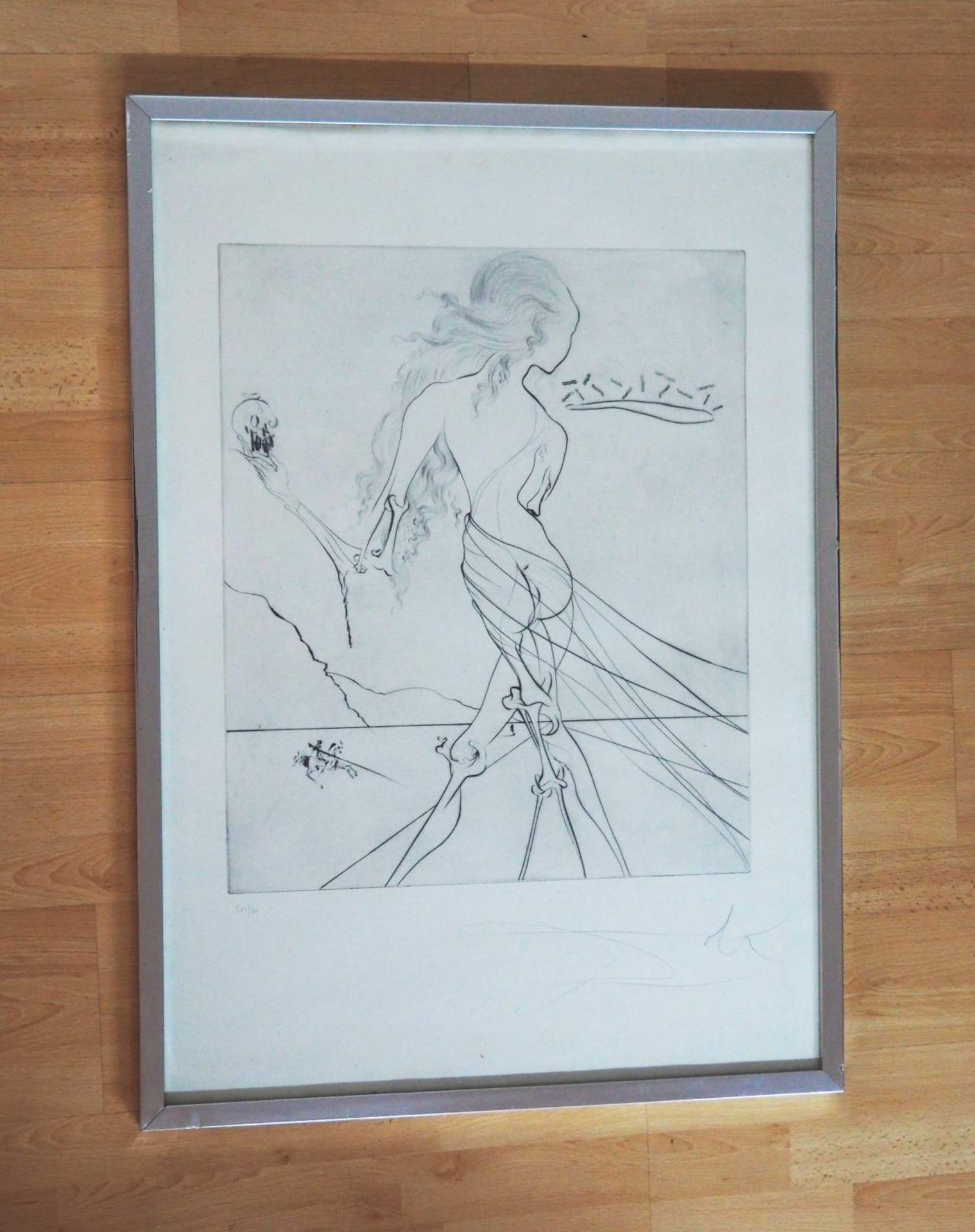 Dali, Salvadore. Kaltnadelradierung. "Hommage à Kliemt" - Bild 3 aus 9