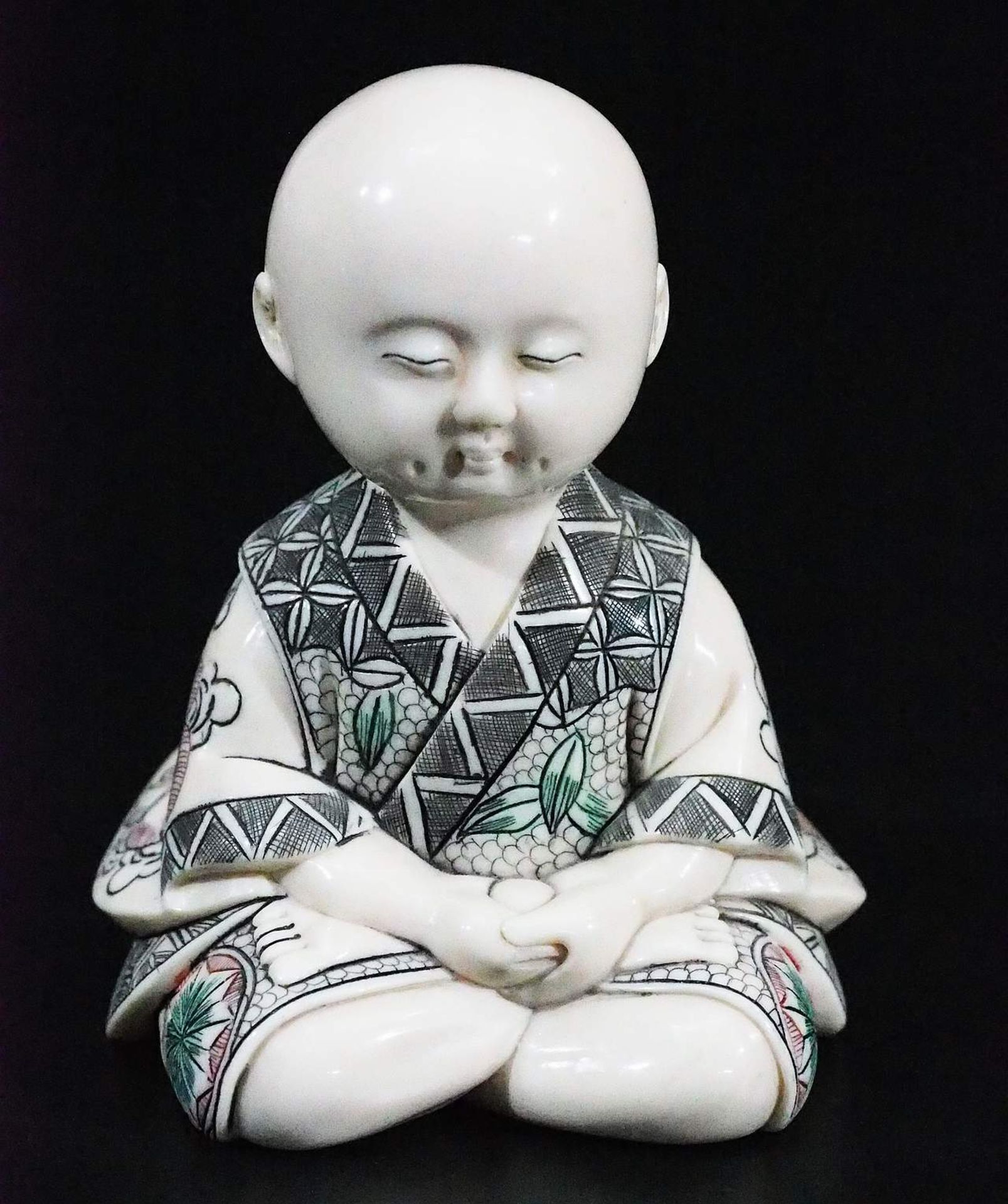 Kind-Buddha meditierend. Asien. - Bild 2 aus 6