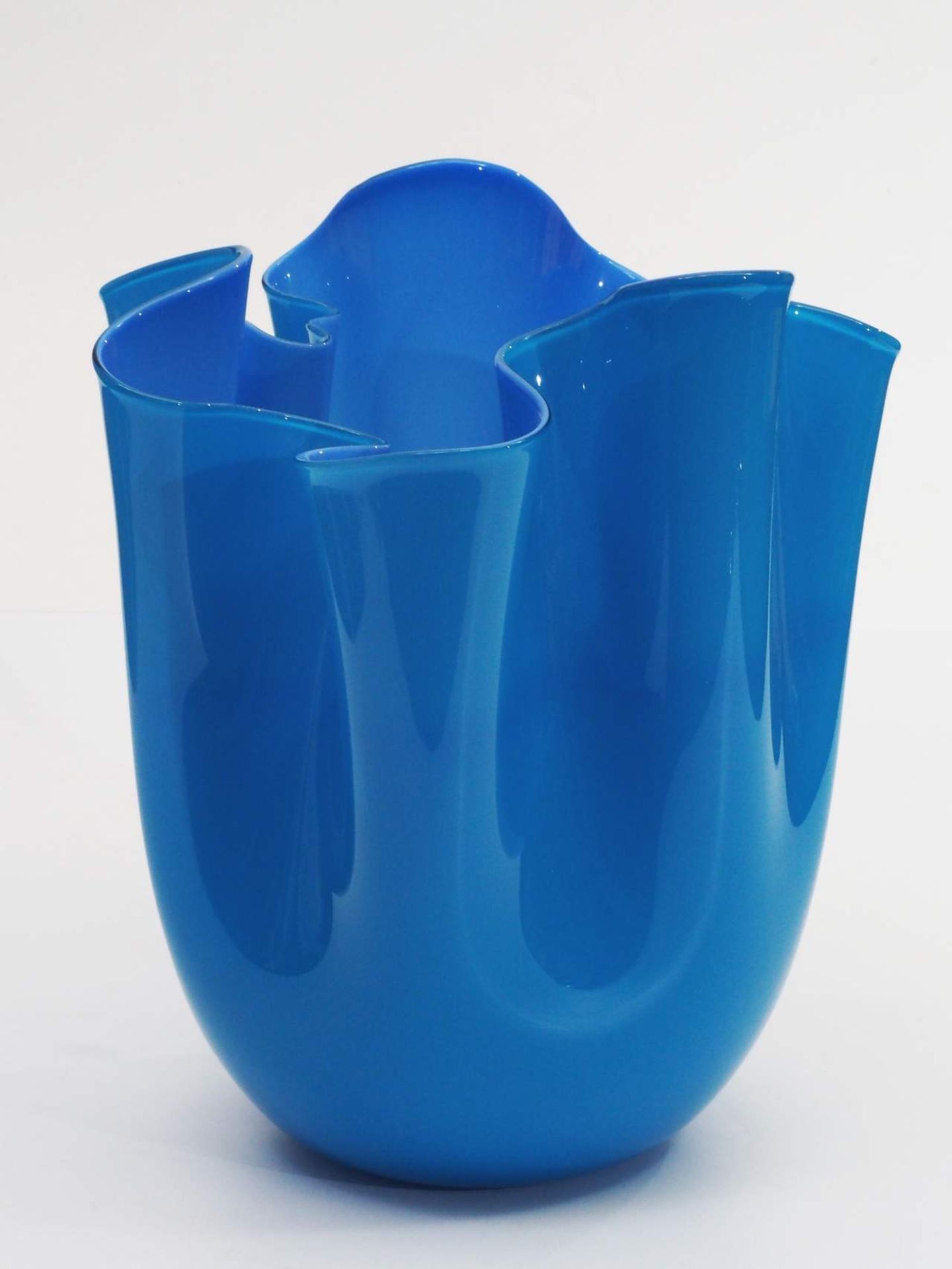 Murano VENINI Vase, "Fazzoletto". - Image 2 of 6