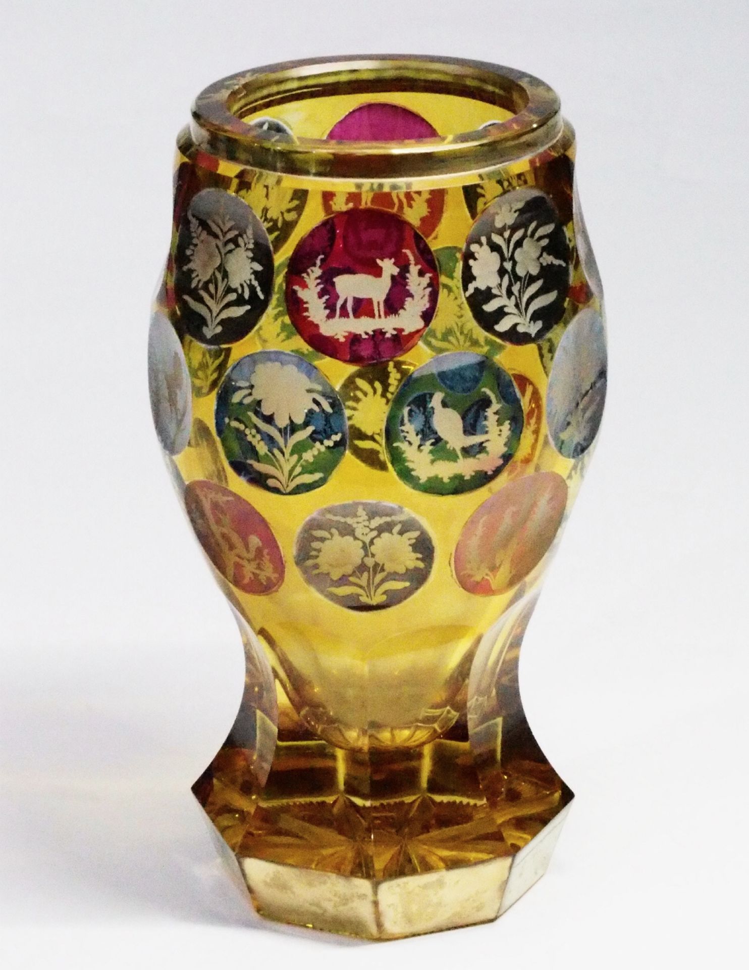 Fußbecher, Böhmen um ca. 1840.