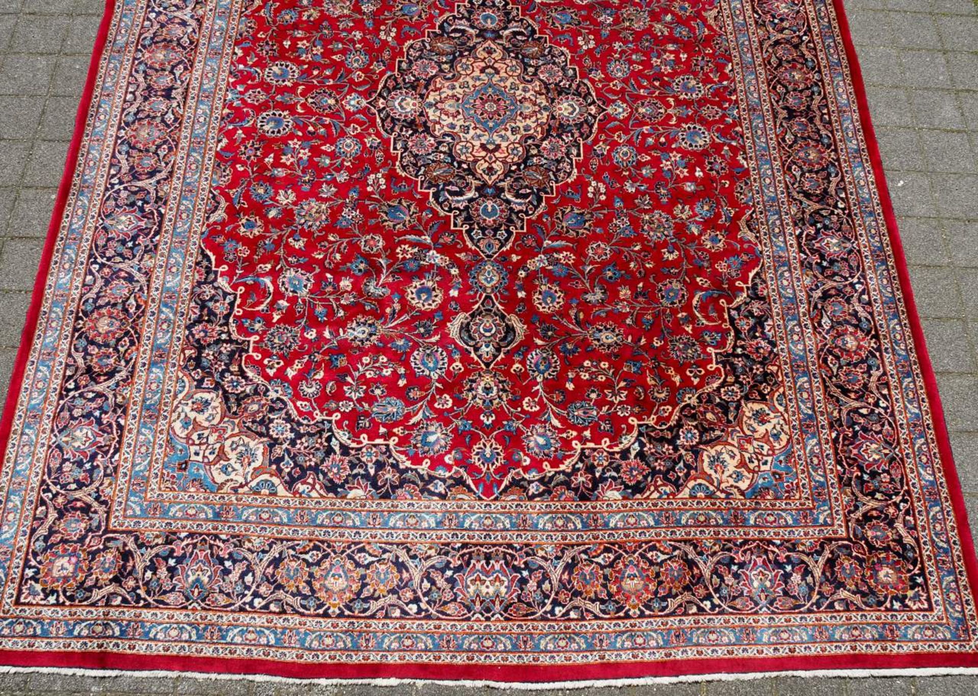 Großer Orientteppich "Kaschmar", Iran. - Bild 3 aus 7