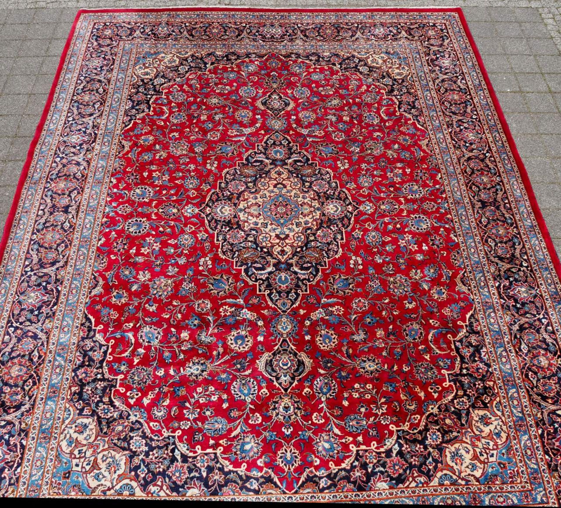 Großer Orientteppich "Kaschmar", Iran. - Image 4 of 7