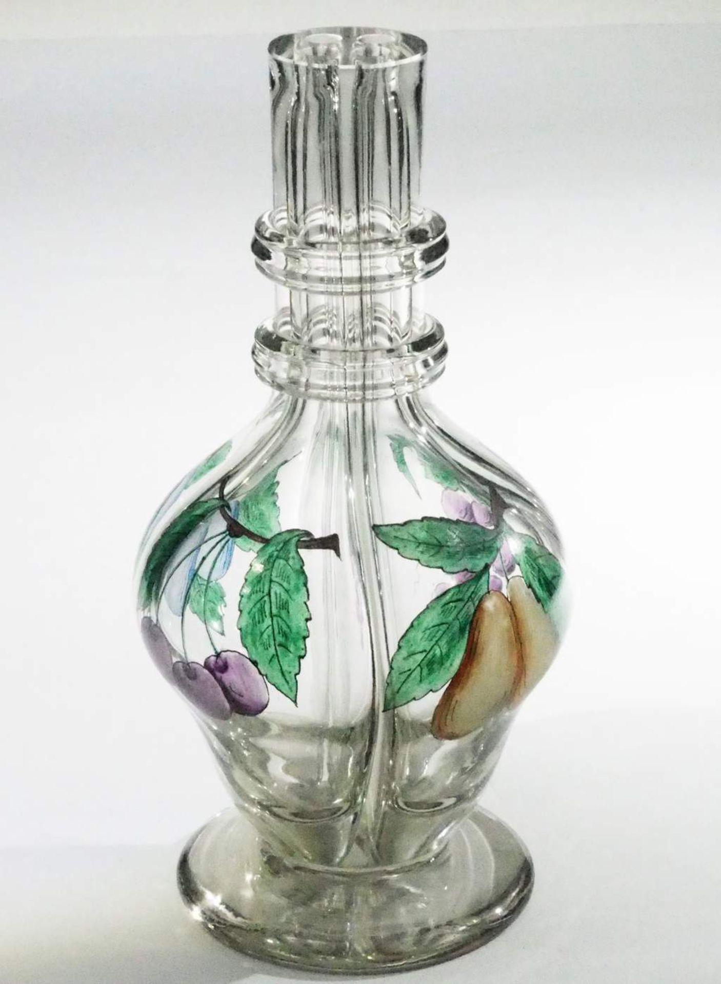 Vier-Kammer-Flasche /Obstlikör -Decanter. - Image 3 of 6