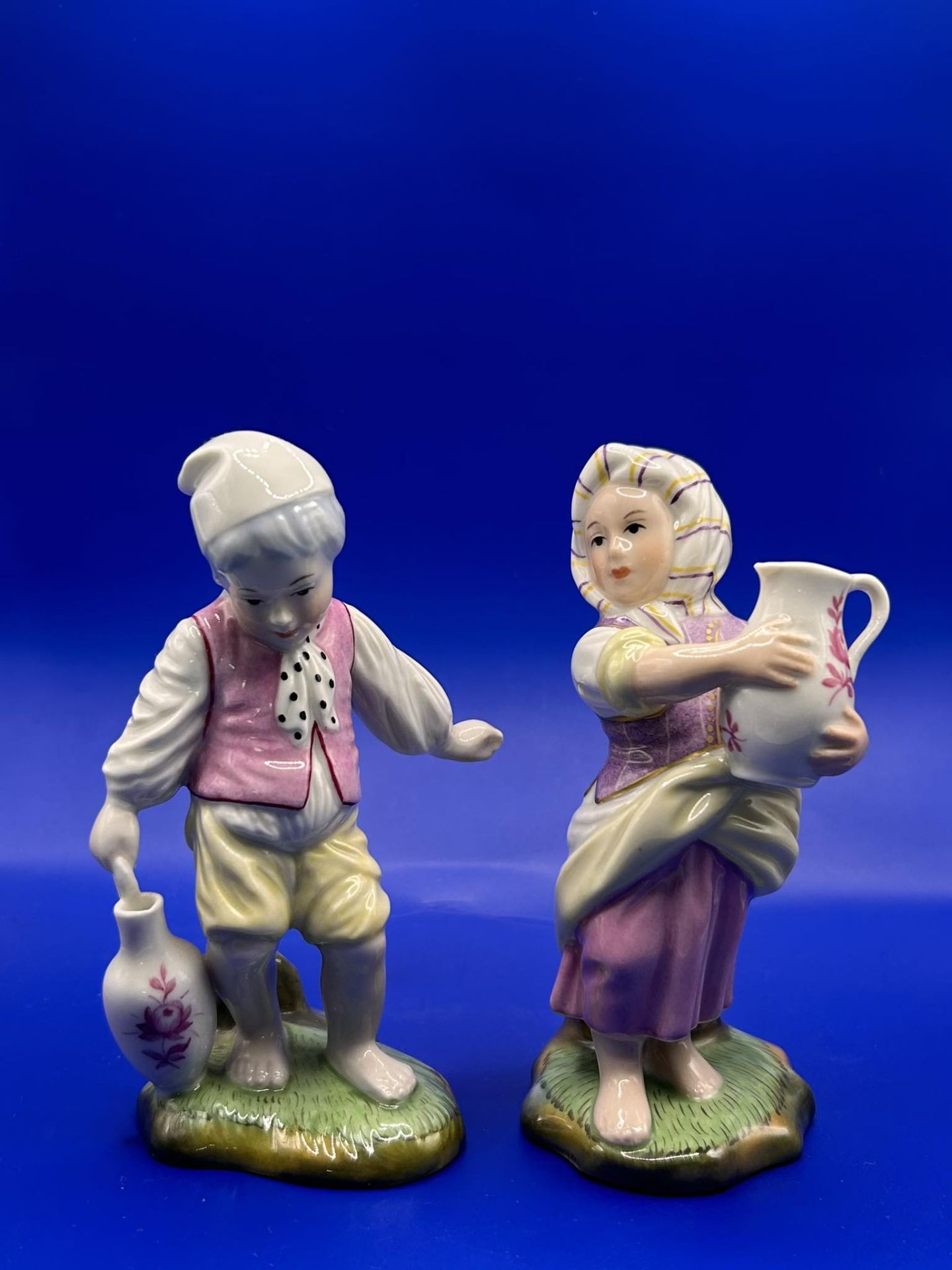 Höchst Porzellan Figuren Pärchen