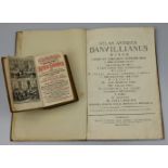 2 Bücher: "Atlas Antiquus Danvillanus" Nürnberg 1798 mit Kupferstichkarten z.T. handkoloriert