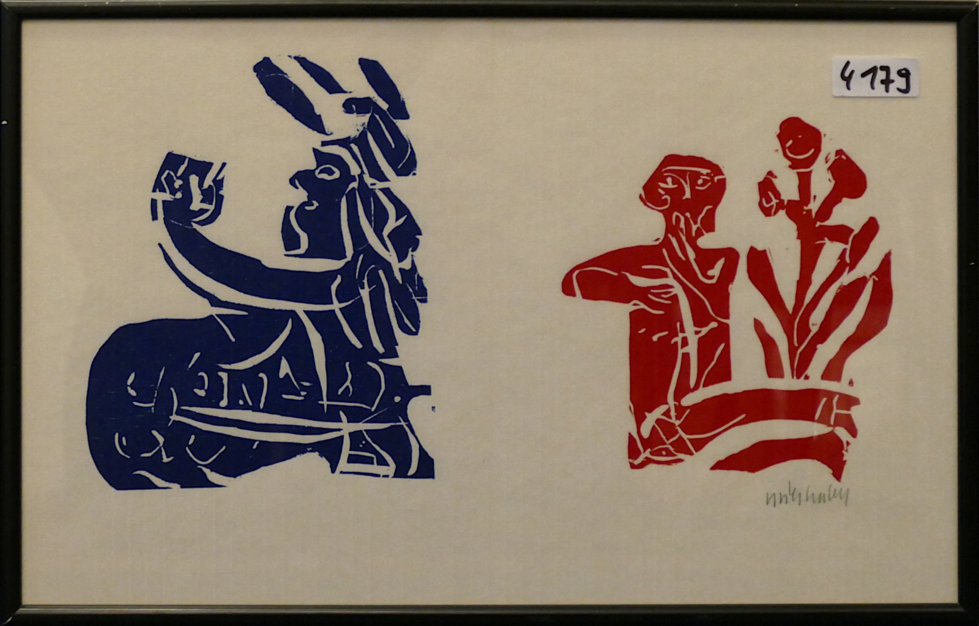 2 Werke/3 Ausstellungsplakate von HAP GRIESHABER (wohl 1909 Rot a.d. Rot-1981 Eningen unter Achalm) - Image 5 of 5