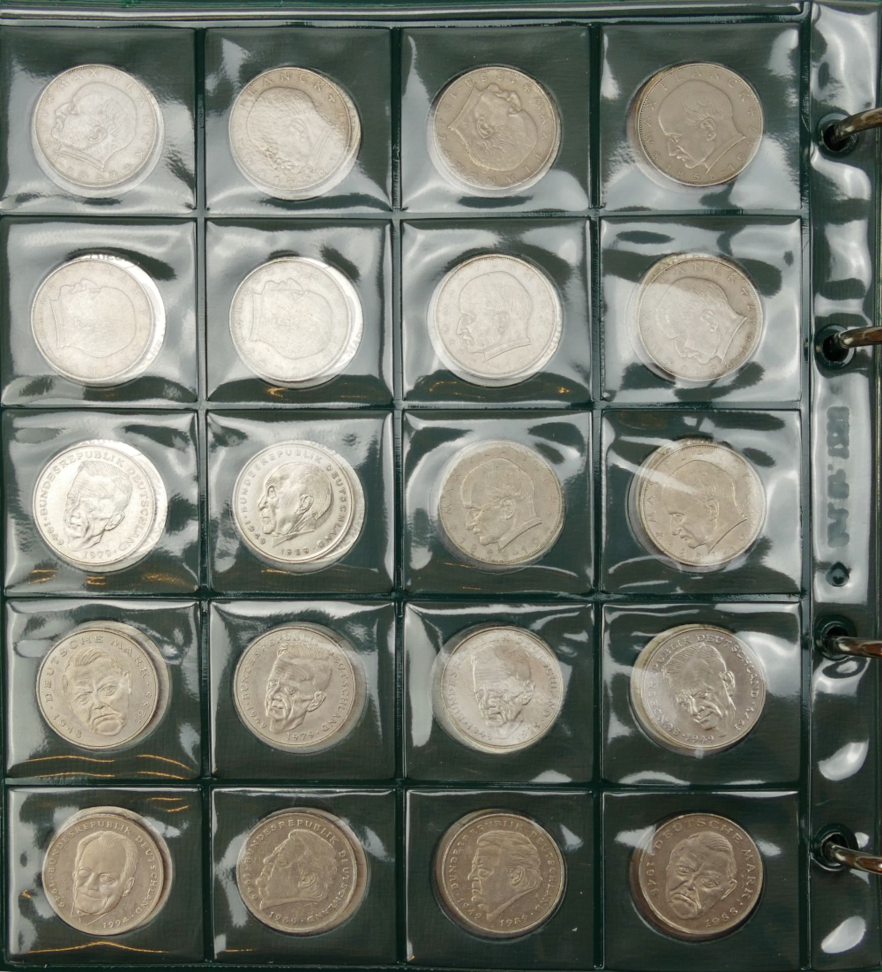 1 Konv. Münzen/Medaillen: Silber/Metall u.a., BRD 2/5/10 DM, min. Österreich, Niederlande u.a., je A - Image 3 of 3