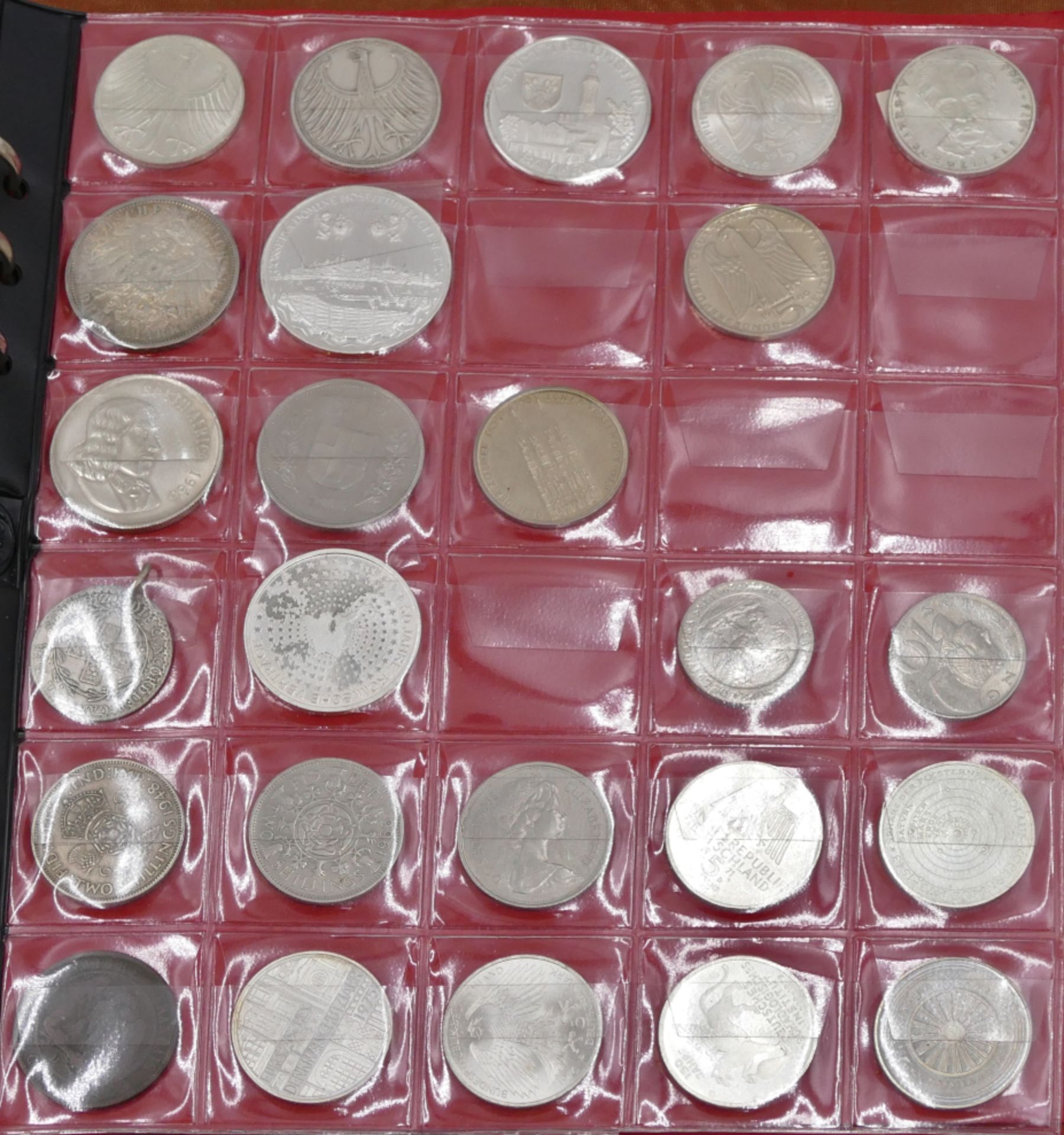 1 Konv. Münzen/Medaillen: 3x GG z.B. Österreich, Dt. Reich und USA, Silber/Metall u.a., z.B. Österre - Image 2 of 4