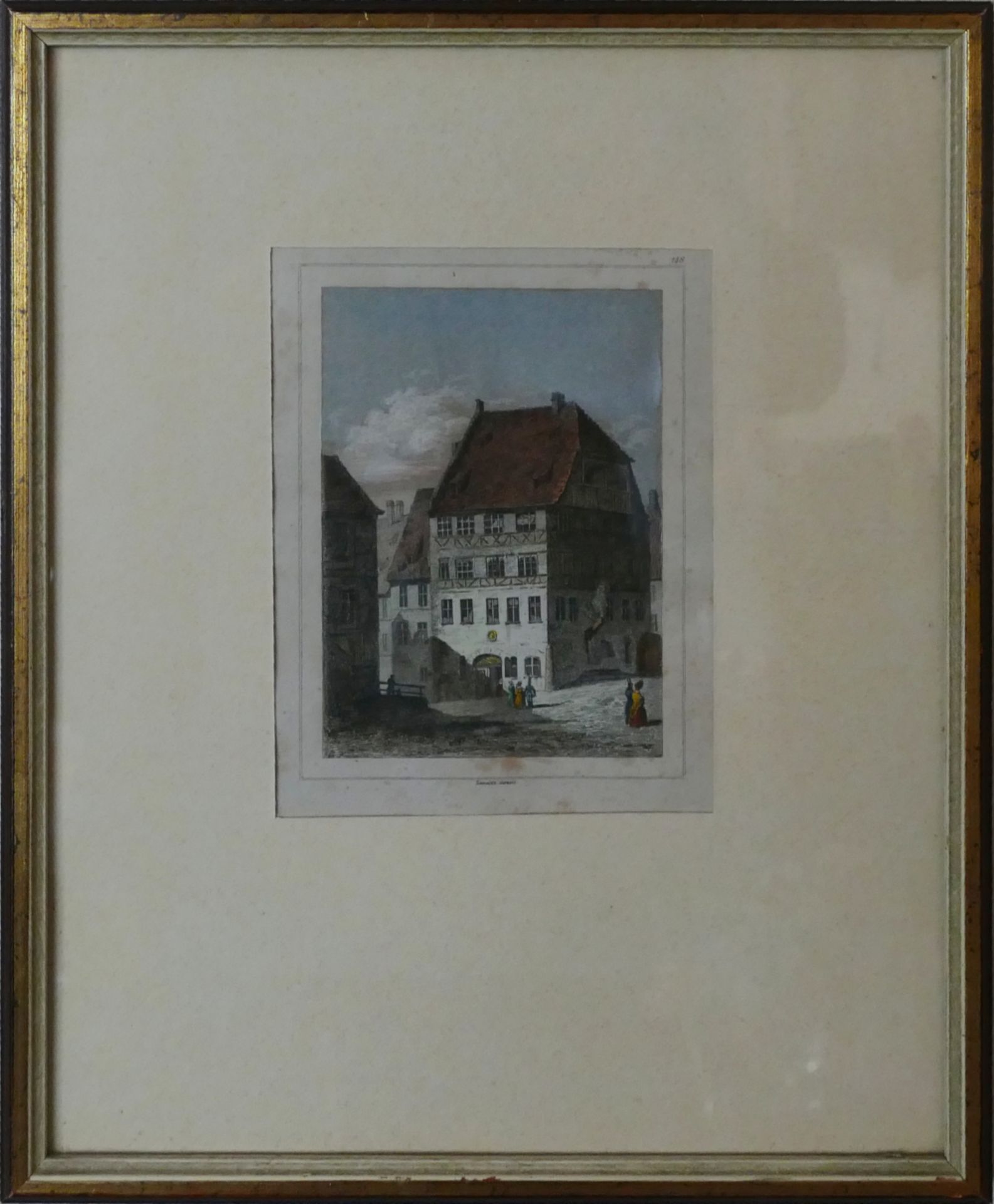 8 Bilder Graphiken / Drucke, Franken u.a. max H 73 x B 63 cm, je Asp. - Image 4 of 5