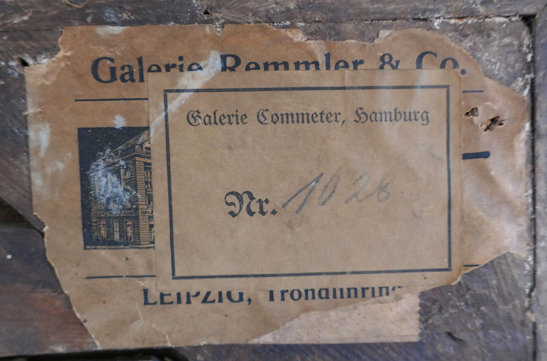 1 Ölgemälde sign. H. Gradl (Hermann Gradl 1883-1964) „Fränkische Dorfstraße“ dat. 1923 - Bild 5 aus 12