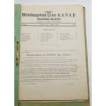 1 Konv.: 12x "Mitteilungsblatt der NSDAP/Gauleitung Kurhessen" Kassel 1935 Nr. 1-11 bzw. 1936 Nr. 1 