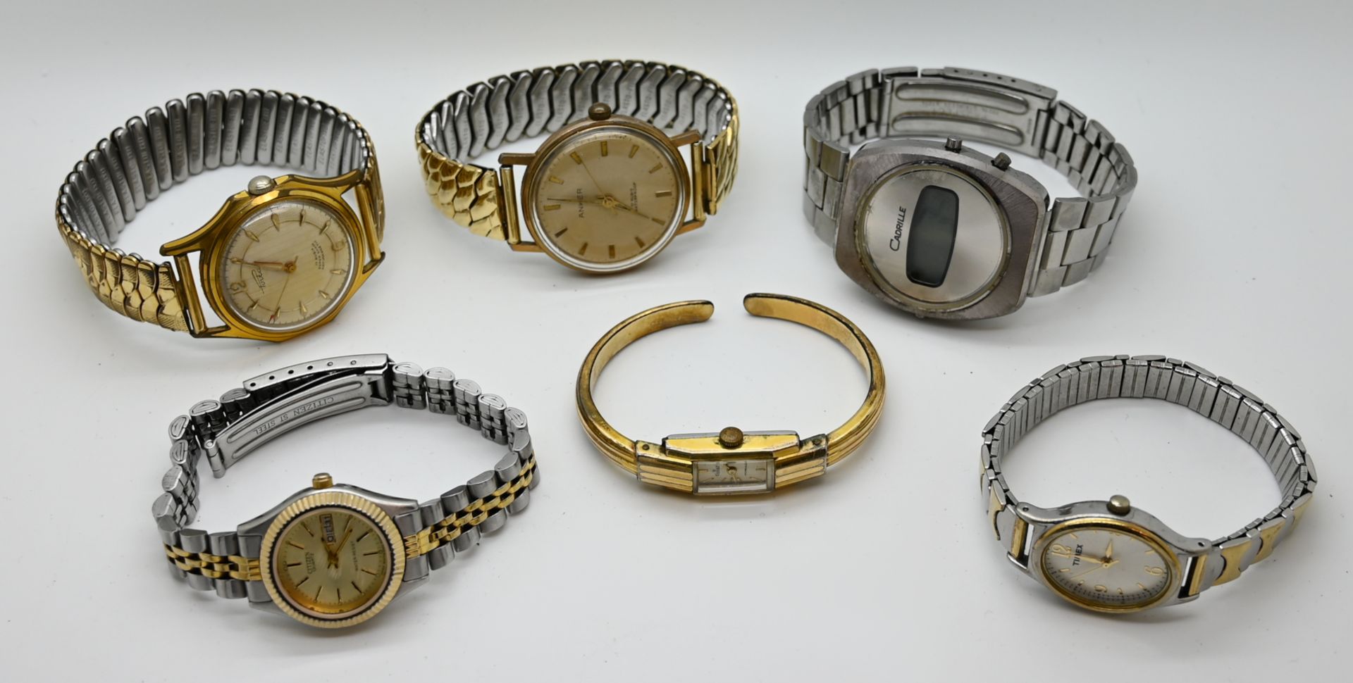 1 Konv. Armbanduhren u.a.: z.B. CASIO, je Metall, z.T. vergoldet sowie 2 Medaillen je Metall, je Asp - Image 3 of 3