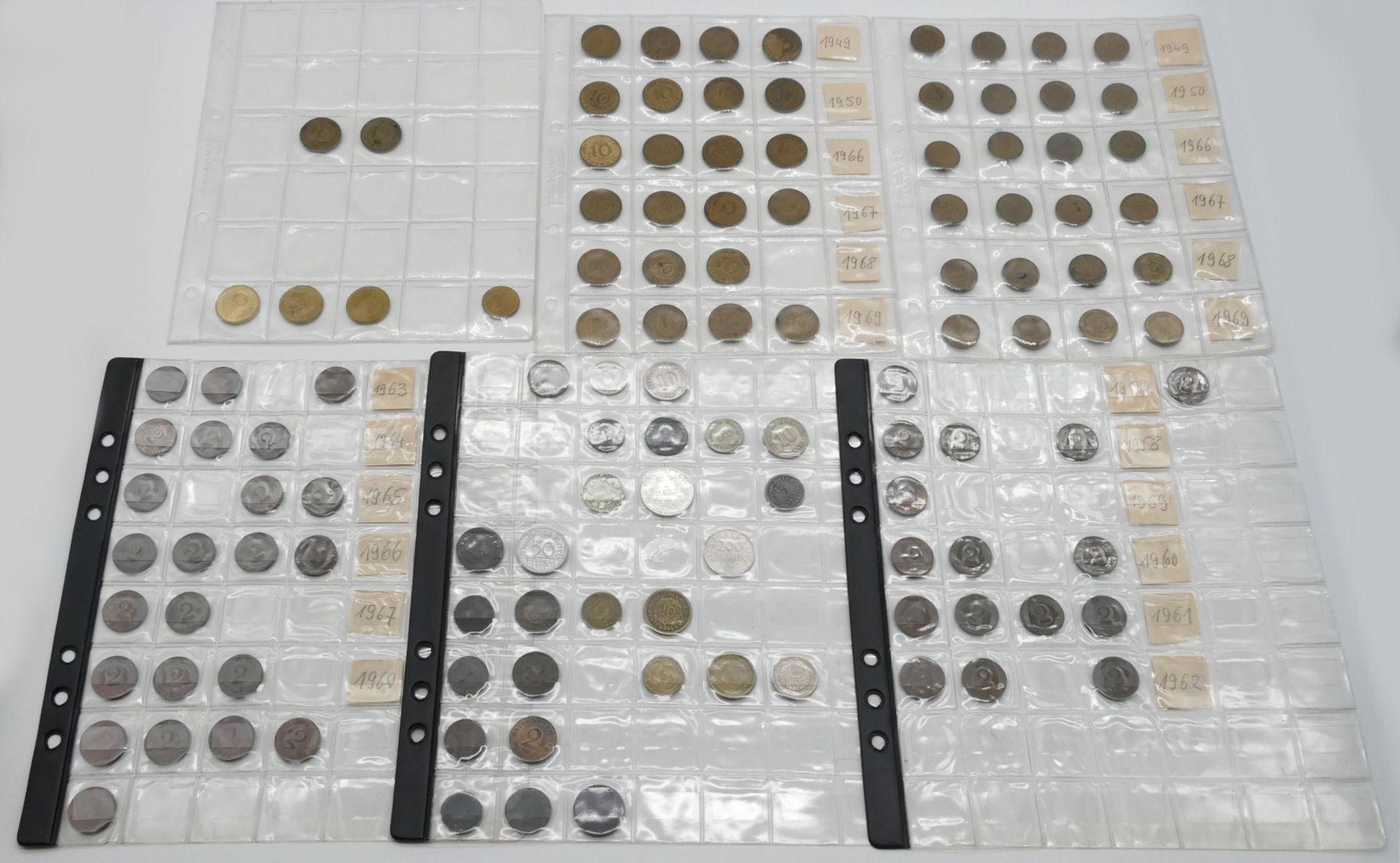 1 Konv. Münzen/Medaillen: Silber/Metall u.a., BRD 5/10 DM, Zahlgeld BRD, BRD-/Euro-Münzsets z.T. PP, - Bild 4 aus 5