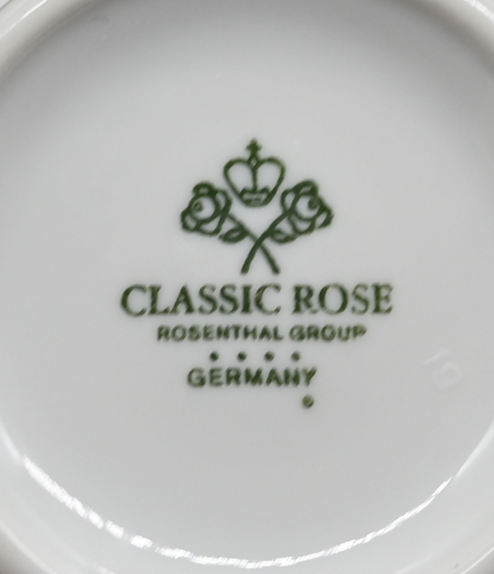 1 Kaffeeservice ROSENTHAL GRPUP Classic Rose "Maria" mit "Rosa Rose"-Dekor, für 6 Personen mit Kanne - Bild 4 aus 4