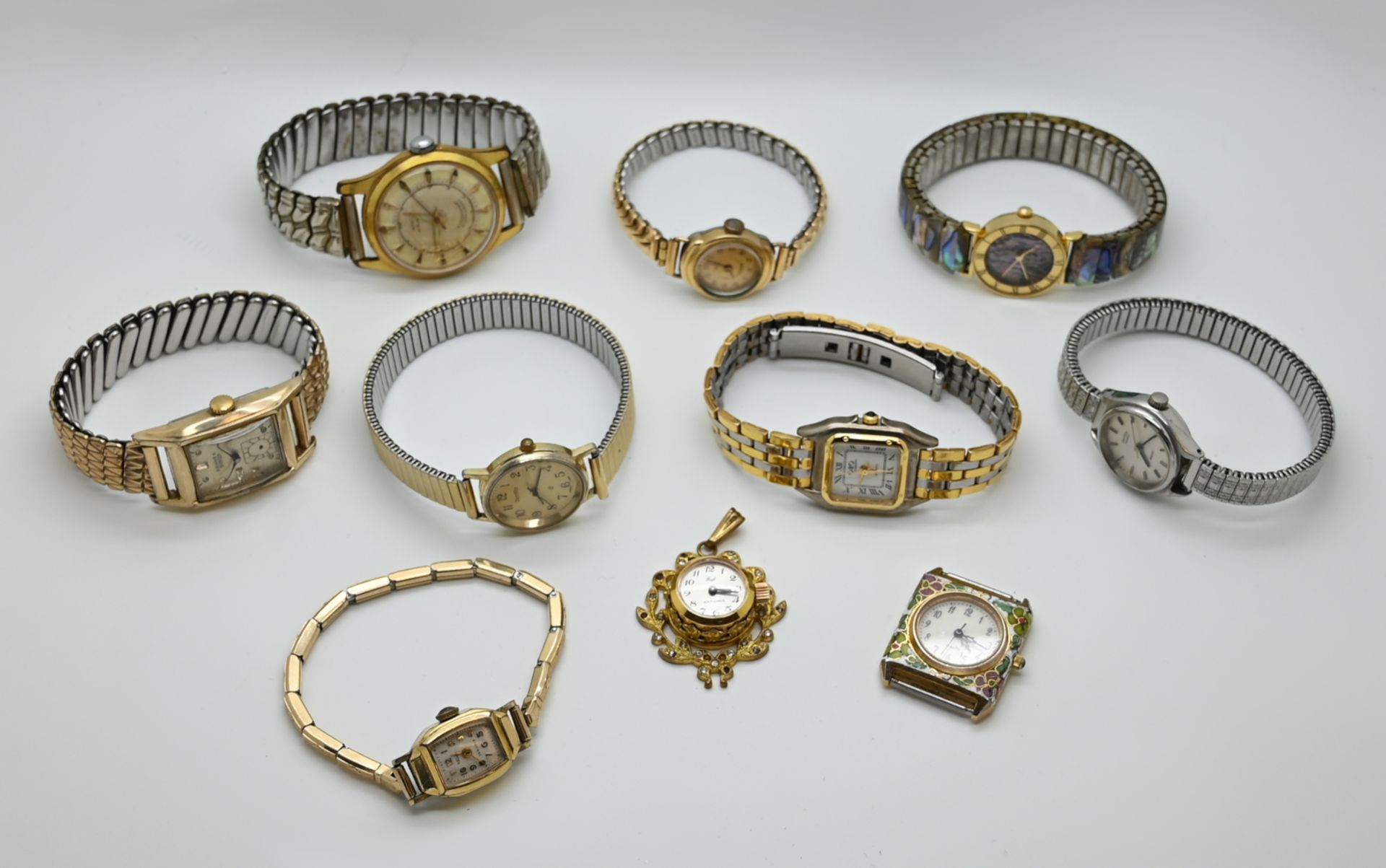 1 Konv. Schmuck/Armbanduhren: Mode/Metall u.a., je Asp./Tsp., in der Schatulle - Bild 3 aus 4