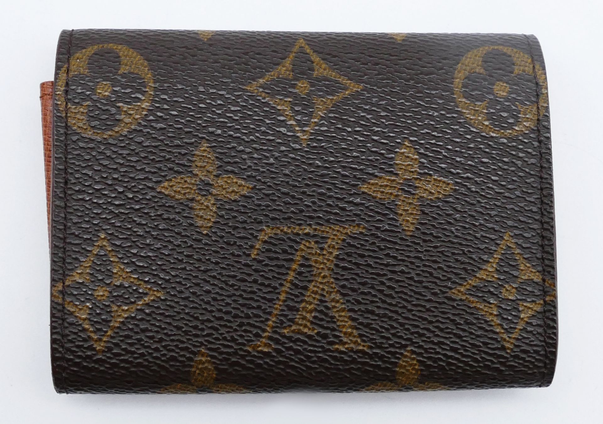 1 kleine Geldbörse LOUIS VUITTON Monogram, Maße ca. 7,5x10cm, Gsp. - Bild 2 aus 3