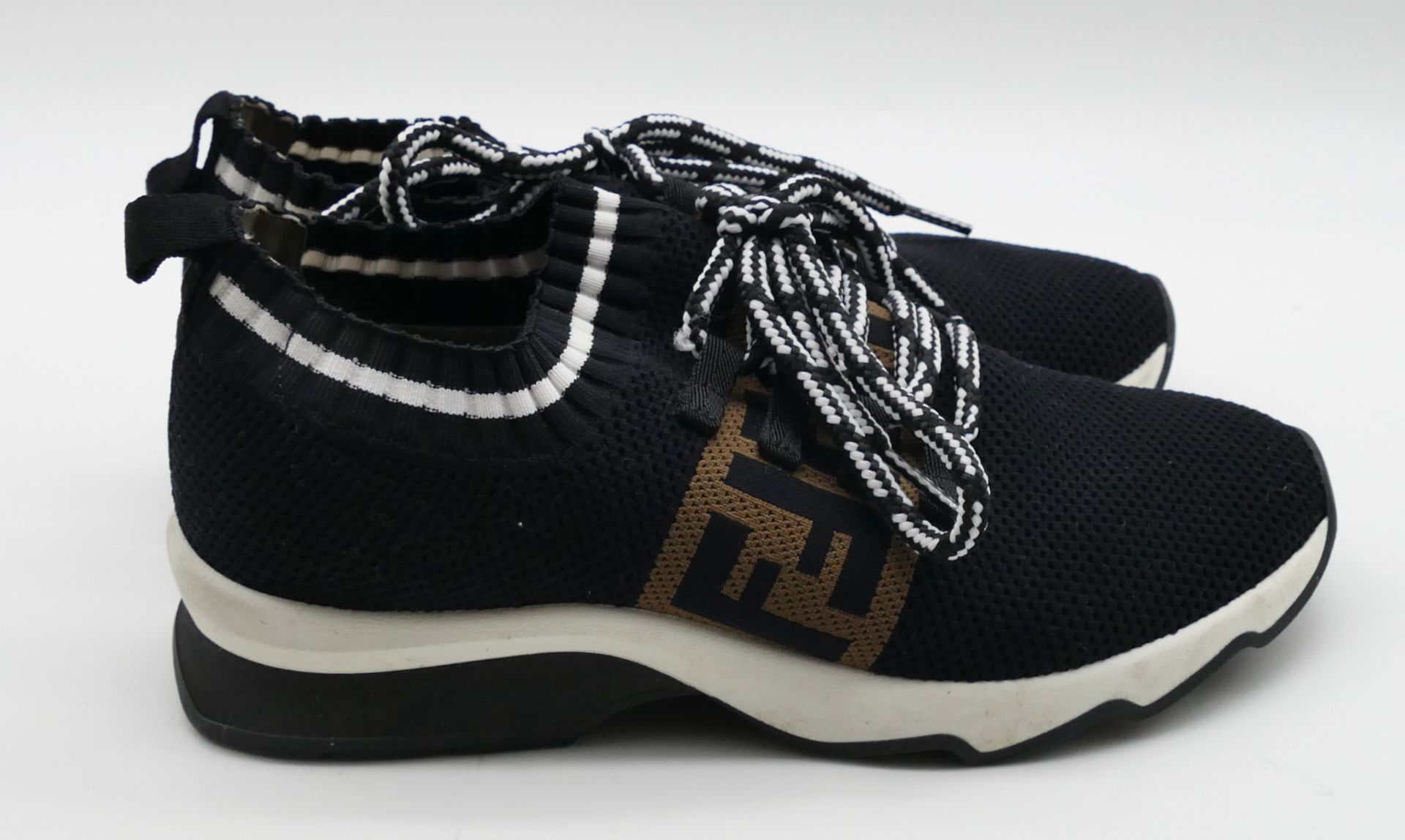 1 Paar Sneaker FENDI, Gr. 36, mit Ersatz-Schnürriemen und Staubbeutel, Tsp. - Image 6 of 8