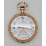 1 Herrentaschenuhr GLASHÜTTE, A. LANGE & SÖHNE Deutsche Uhrenfabrikation, GG 14ct.,