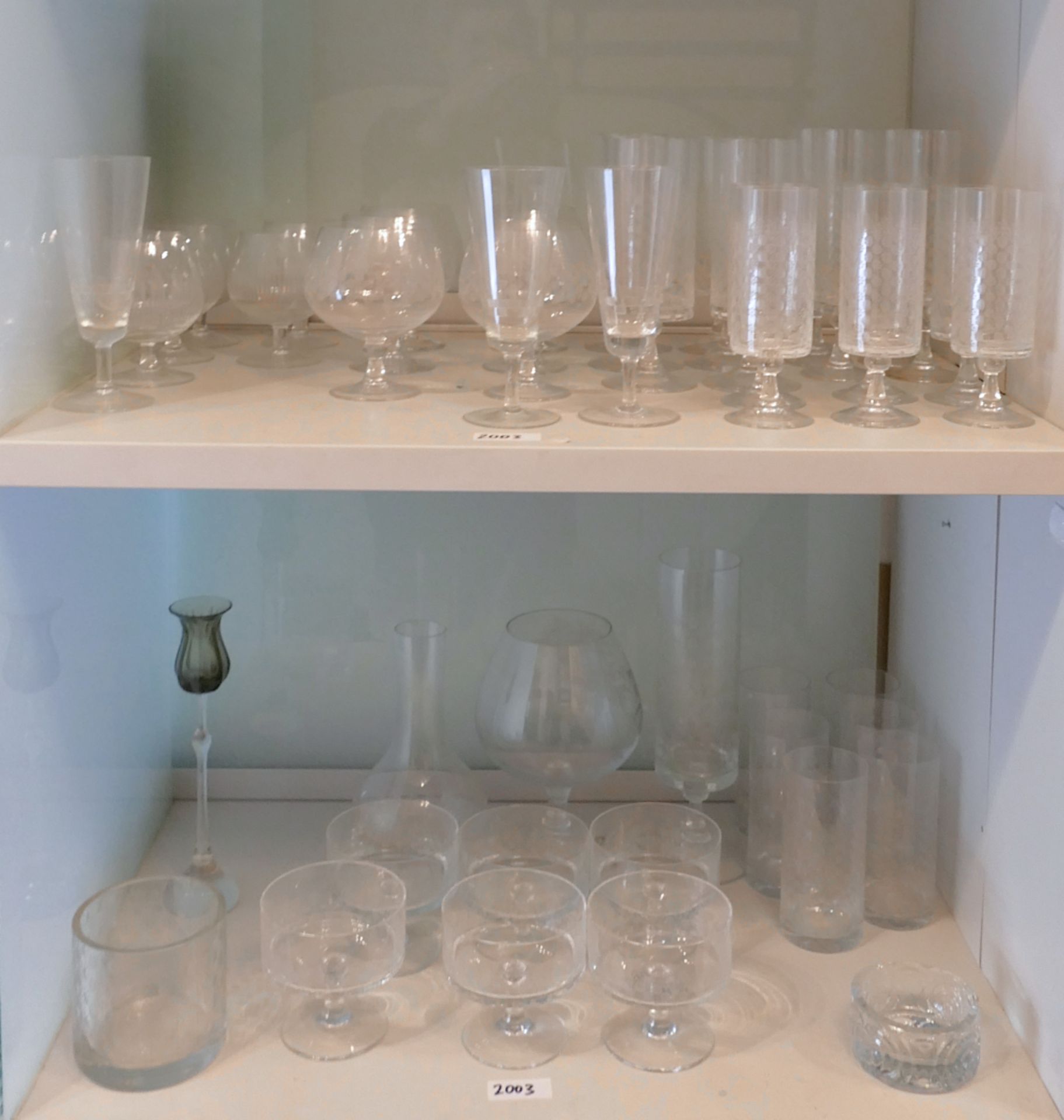 1 Konvolut Glas/ Porzellan z.T. ROSENTHAL/ Björn WIINBLAD: Gläser, Vasen, Teller u.a., Asp. [Unserer - Bild 2 aus 4