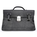 1 Laptoptasche, Textil schwarz, PORSCHE-Design, Maße ca. 25,5x35cm sowie 1 dünne Aktentasche, schwar