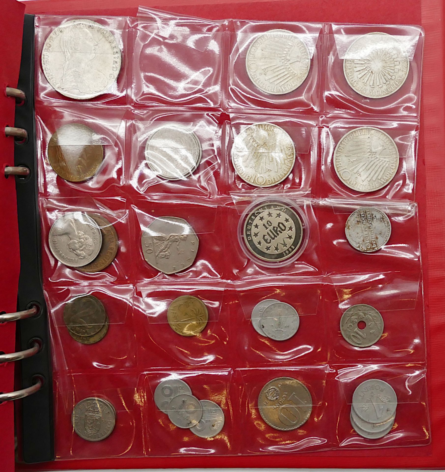 1 kleine Medaille wohl GG "Heilsbronn 50 Jahre", 1 Konv. Münzen/Medaillen: Silber/Metall u.a., BRD 5 - Bild 3 aus 5