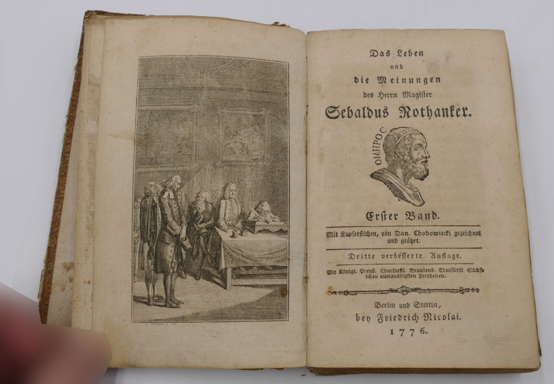 1 Buch "Das Leben und die Meinungen des Herrn Magister Sebaldus NOTHANKER" bei Friedrich NICOLAI,  - Bild 2 aus 2
