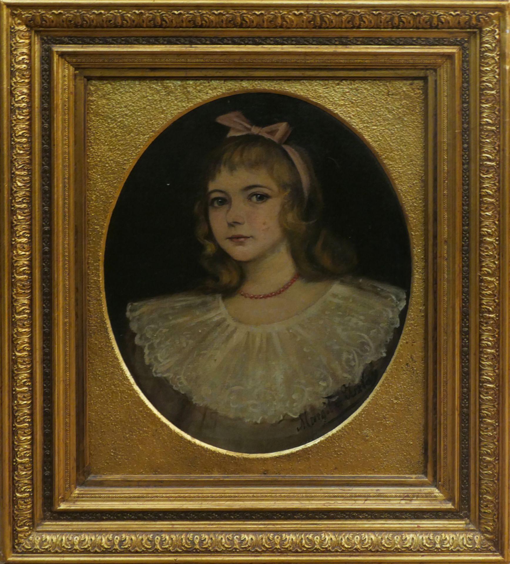 5 Ölgemälde (darunter 2 Damen-, 1 Mädchen-, 2 Herrenportraits) wohl z.T. 18./19. Jh./ um 1900,