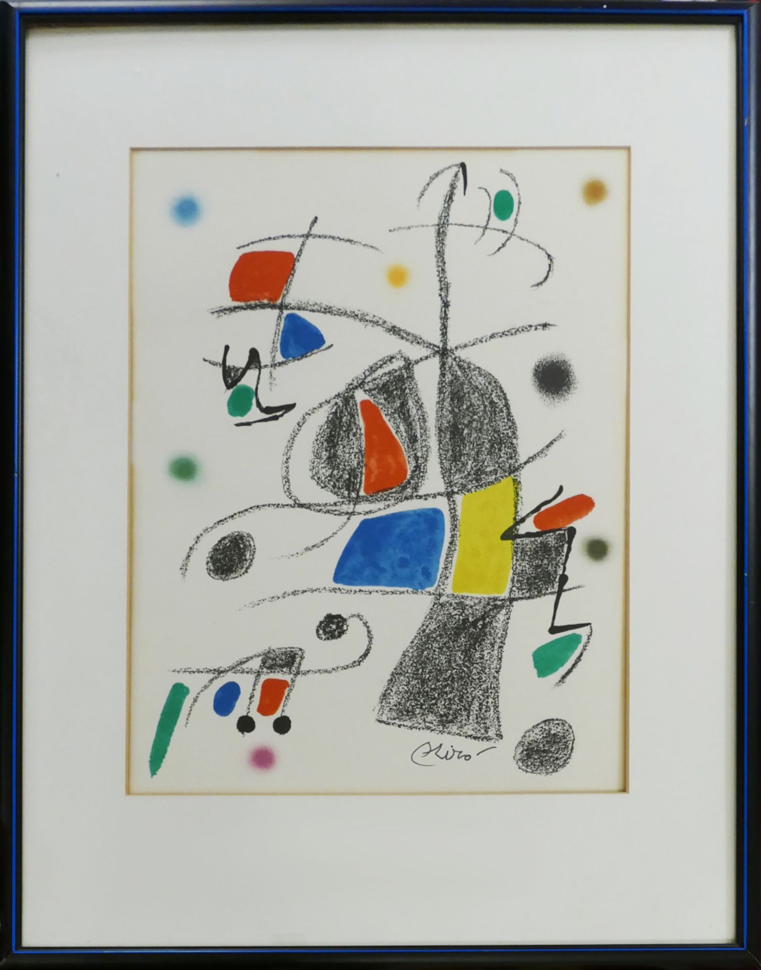 1 Farblithographie r.u. bez. MIRÓ (wohl Joan M. 1893 Barcelona-1983 Palma) "Maravillas con Variacion - Image 2 of 3