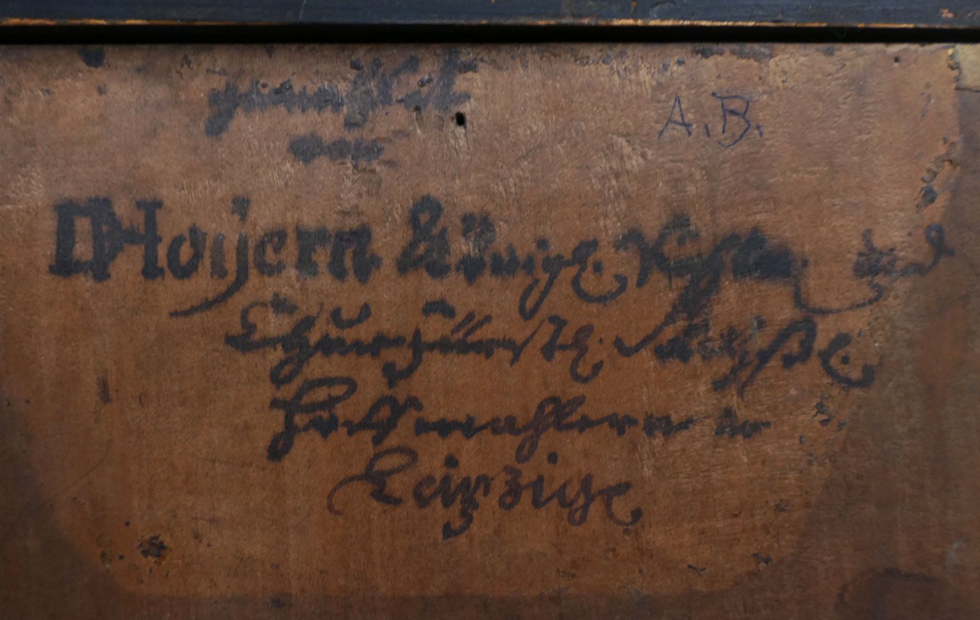 1 Ölgemälde unsign./rücks. zugeschr. David HOYER (1667 Auerswalde-1720 Leipzig)  - Bild 7 aus 8