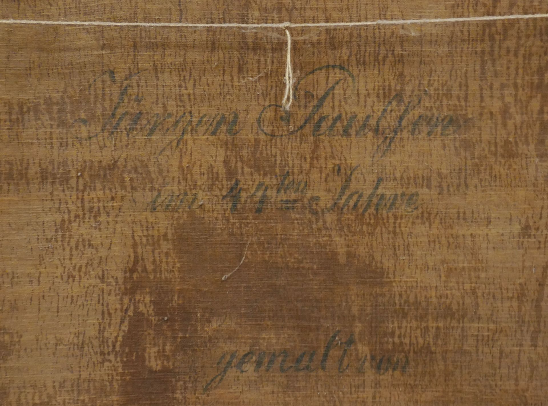 1 Ölgemälde unsign./rücks. bez. J. M. JENSEN (wohl Christian Albrecht J. 1792 Bredstedt/Nordfrieslan - Bild 6 aus 7
