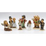 33 Porzellanfiguren GOEBEL, v.a. "Hummel" und "Weihnacht" z.B. "Hausmütterchen" ca. H 12,5cm, "Hochz