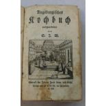 1 Buch (wohl Erstausgabe) "Augsburgisches Kochbuch" von S[ophia] J[uliana] W[eiler], Augsburg 1788 ,