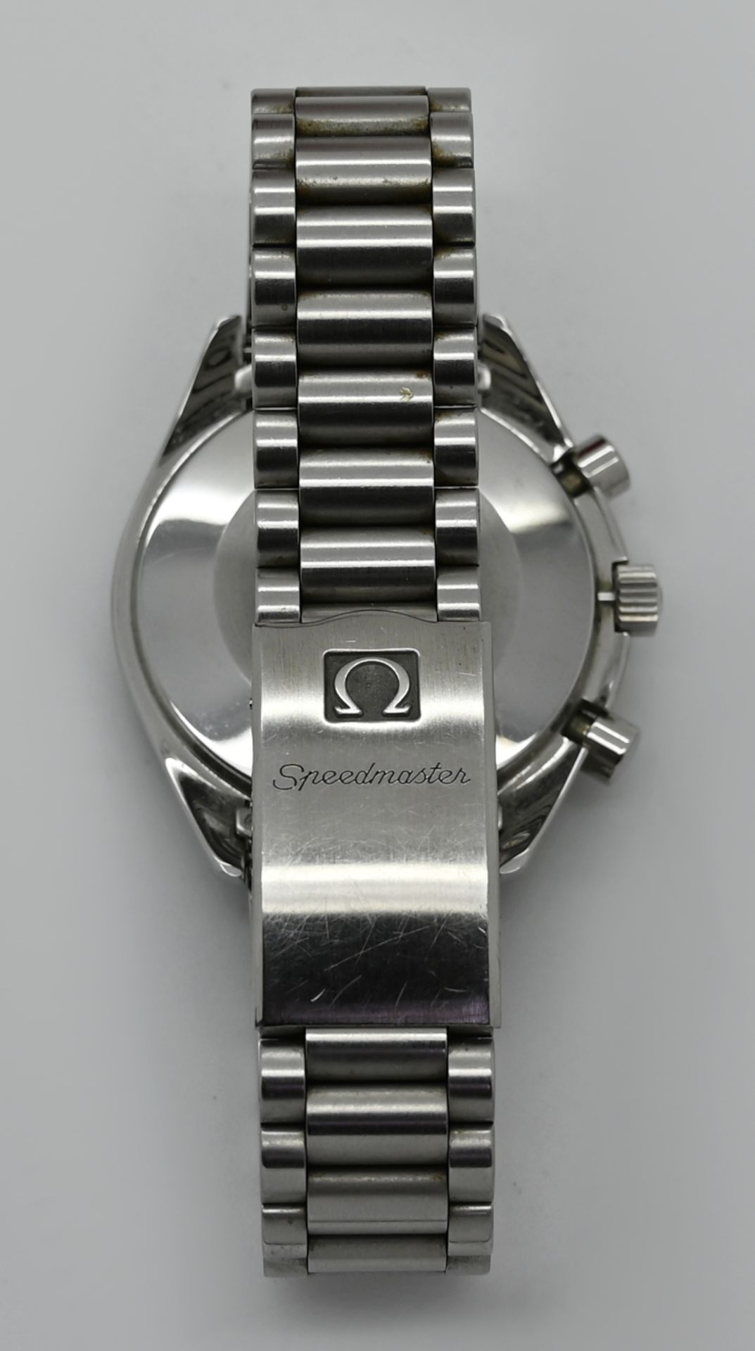 1 Herrenarmbanduhr OMEGA Speedmaster, Automatik, Edelstahl, mit Beschreibung und Papieren, gekauft 1 - Bild 2 aus 3