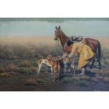 1 Ölgemälde, Öl / Lwd., l.u. sign. und auf Rahmen bez. H. Ungewitter (wohl Hugo Ungewitter 1869-1944